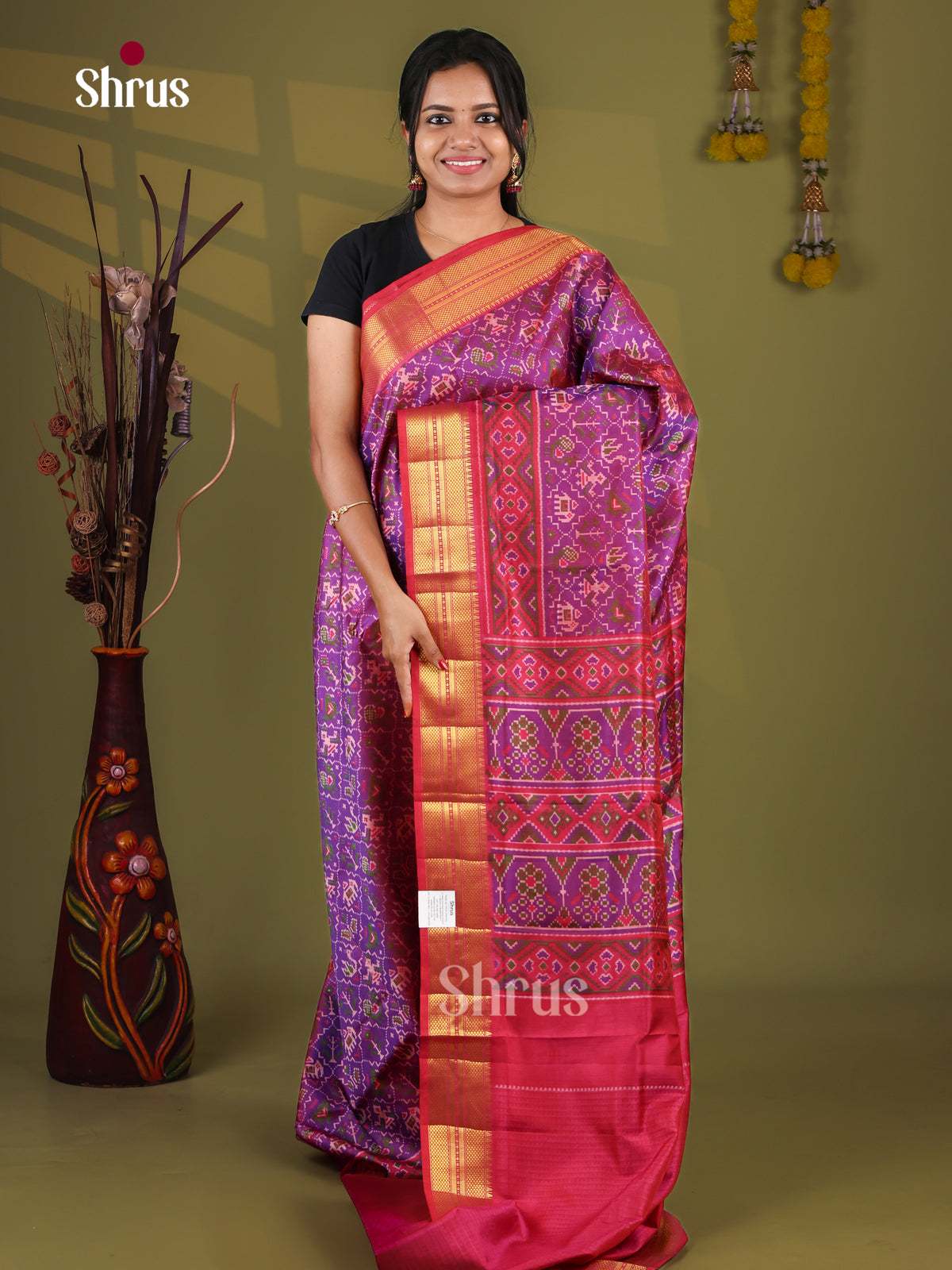 Semi Patola Saree - EJ09122