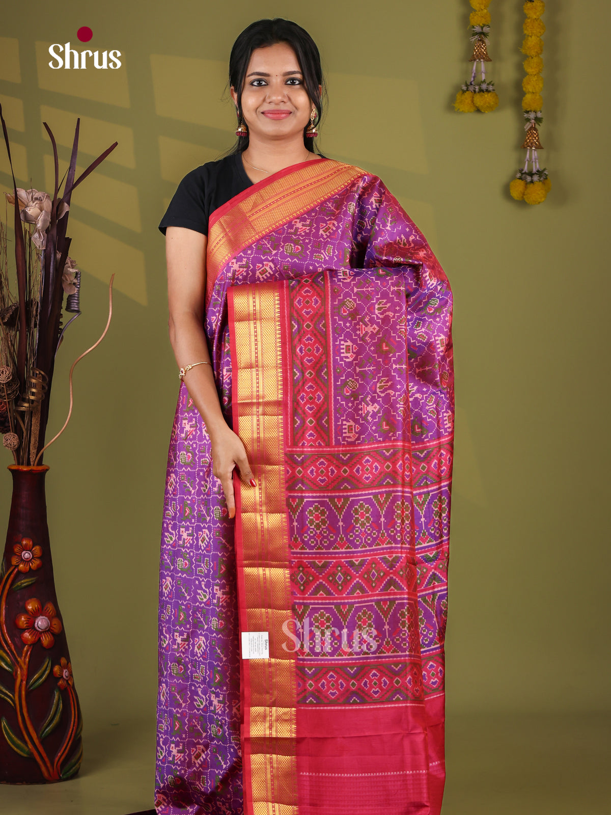 Semi Patola Saree - EJ09122