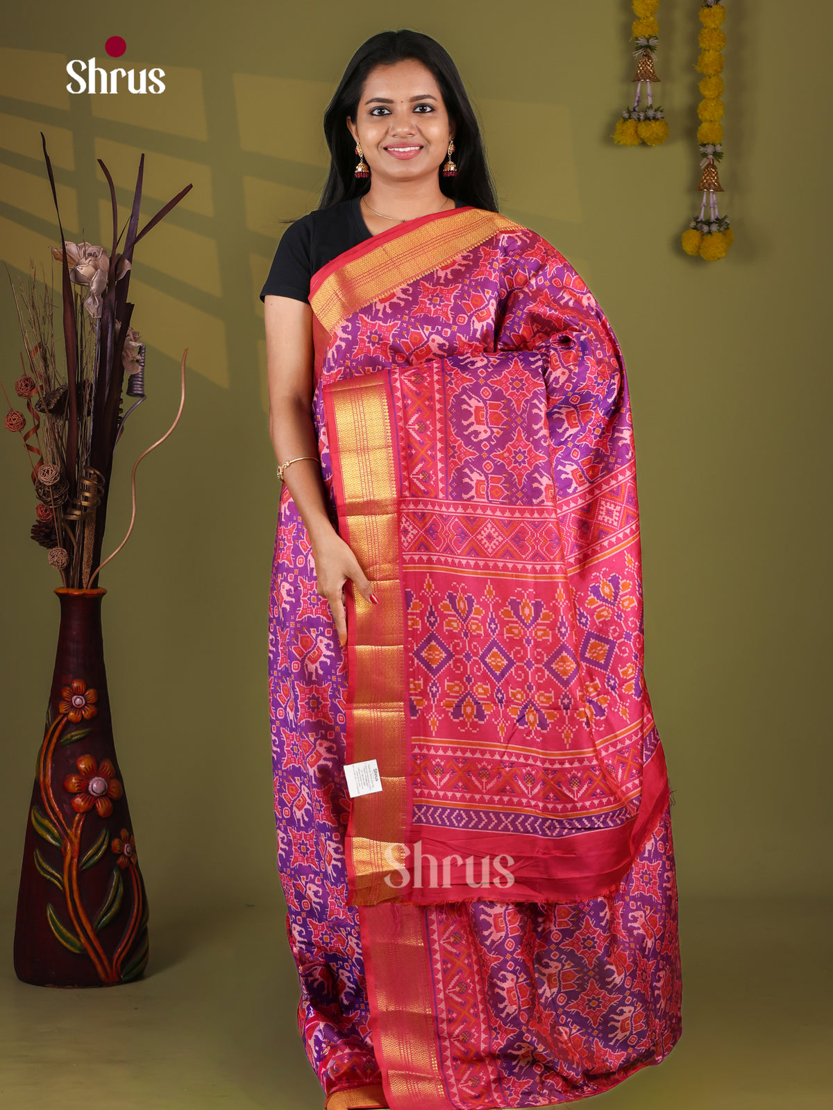 Semi Patola Saree - EJ09123