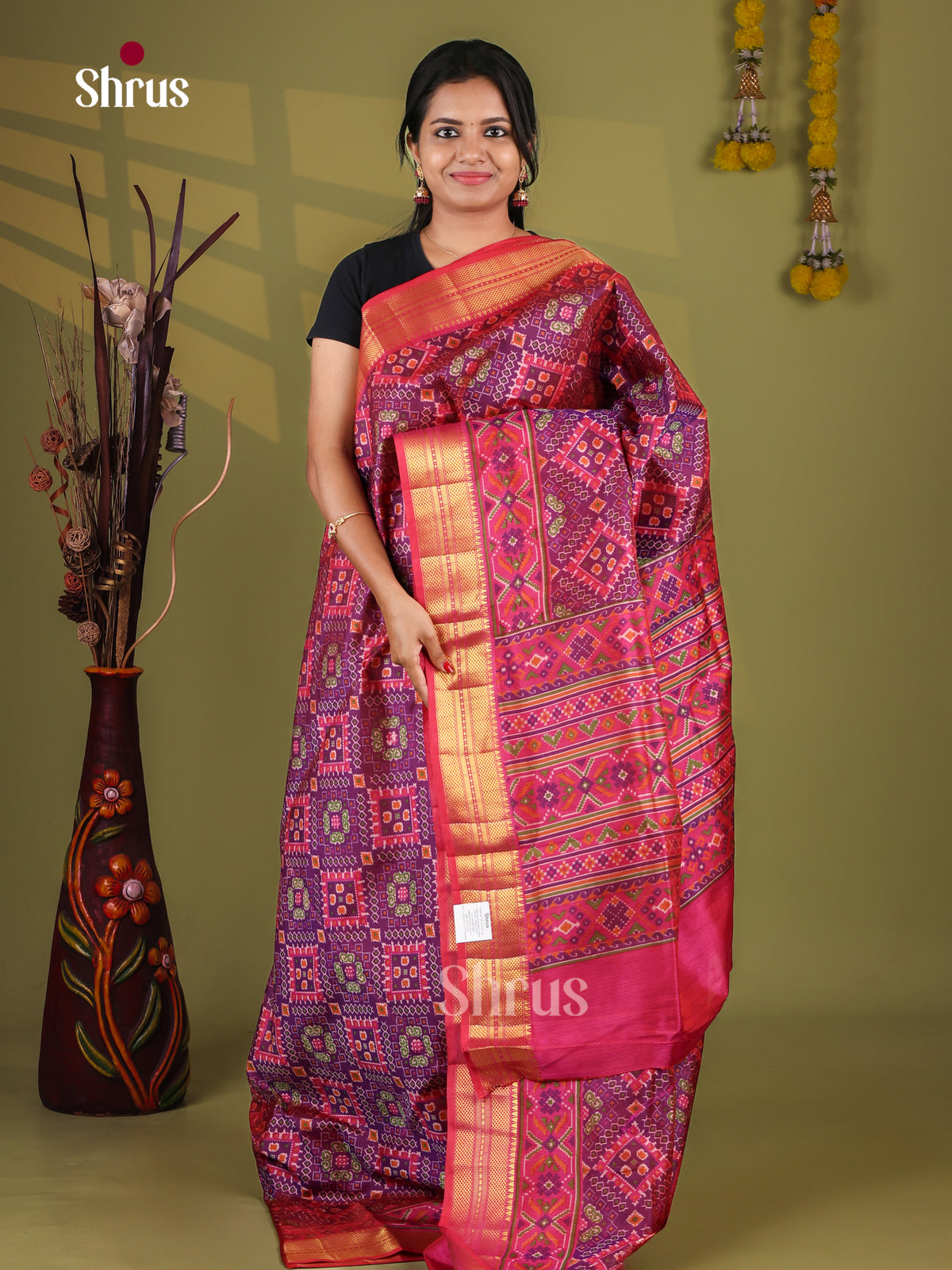 Semi Patola Saree - EJ09124