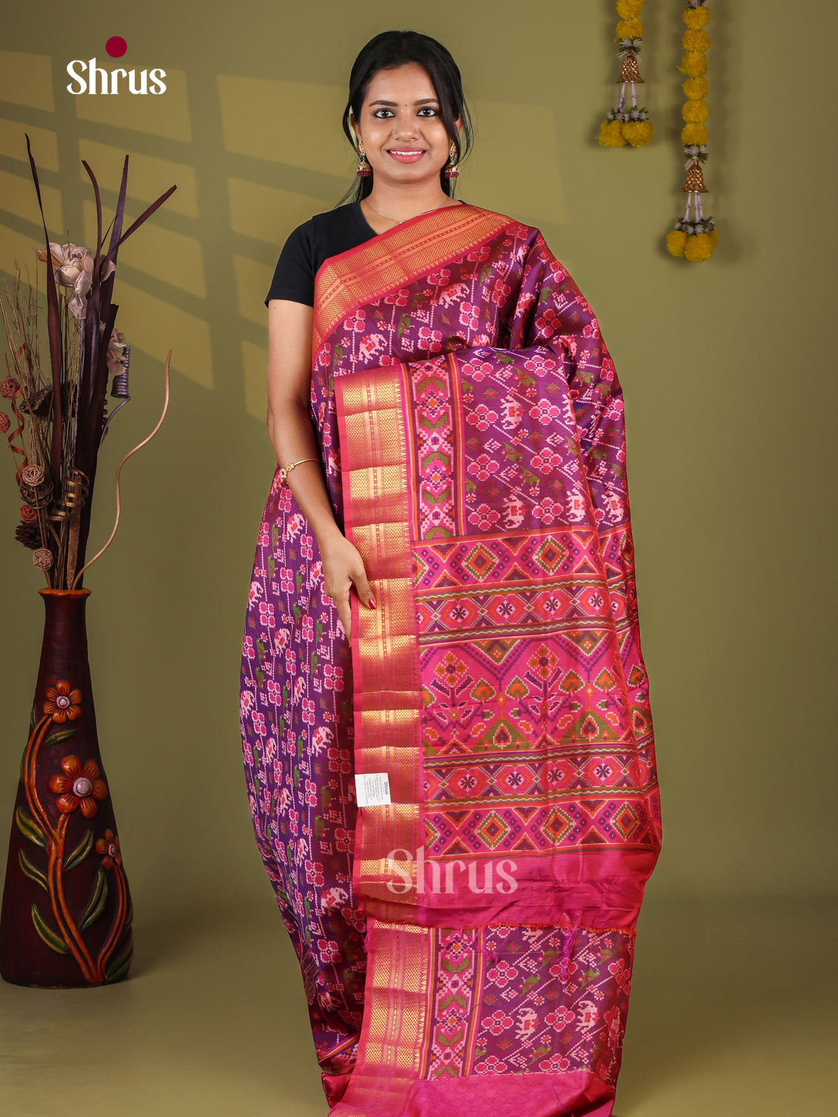 Semi Patola Saree - EJ09125