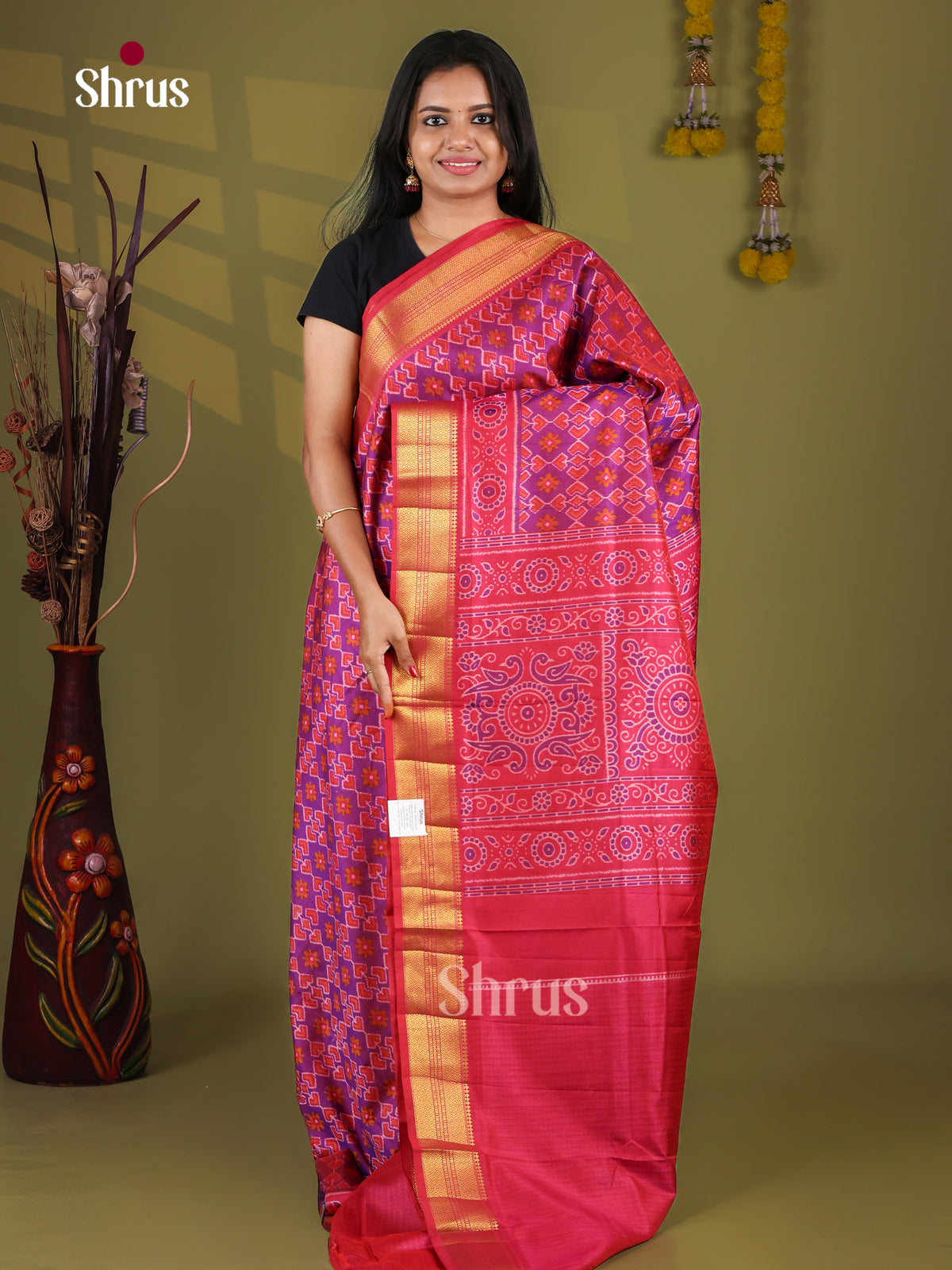 Semi Patola Saree - EJ09126