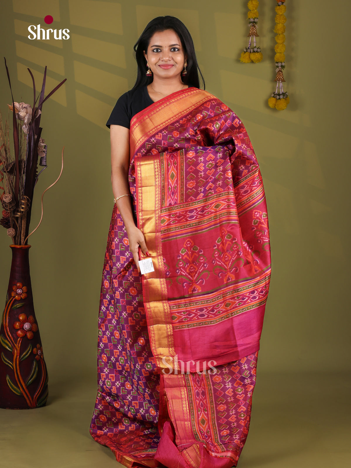 Semi Patola Saree - EJ09129
