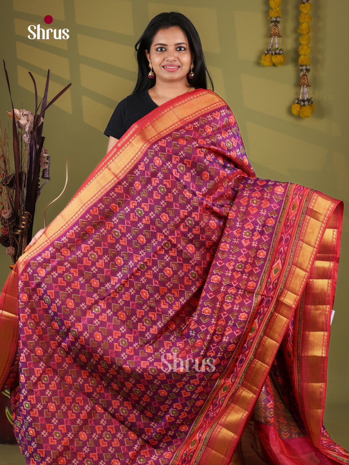 Semi Patola Saree - EJ09129