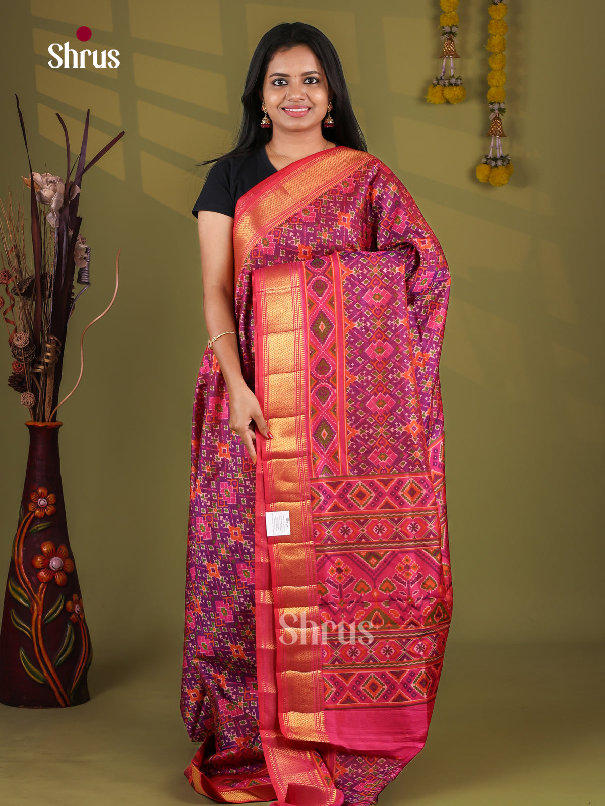 Semi Patola Saree - EJ09130
