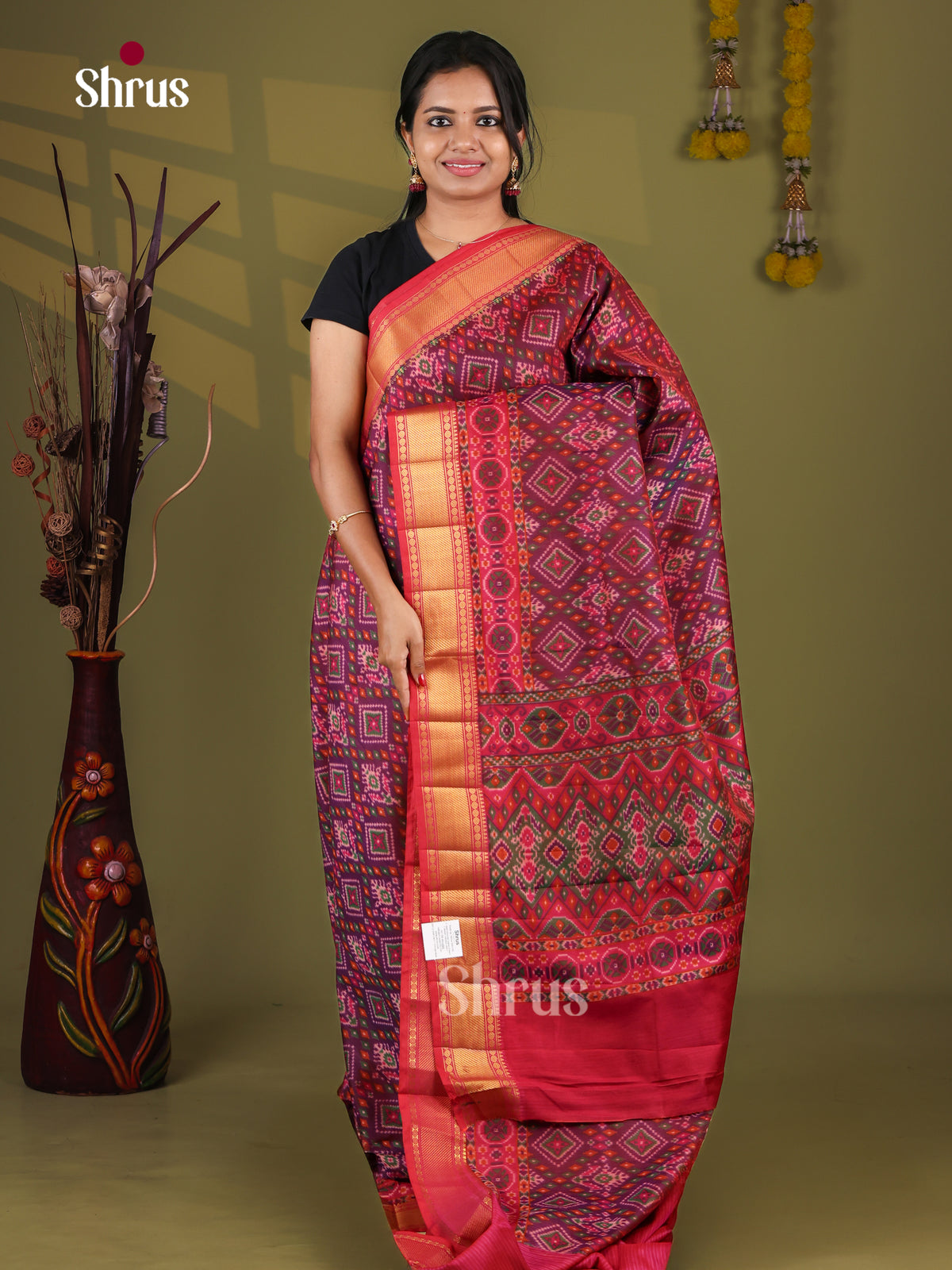 Semi Patola Saree - EJ09131