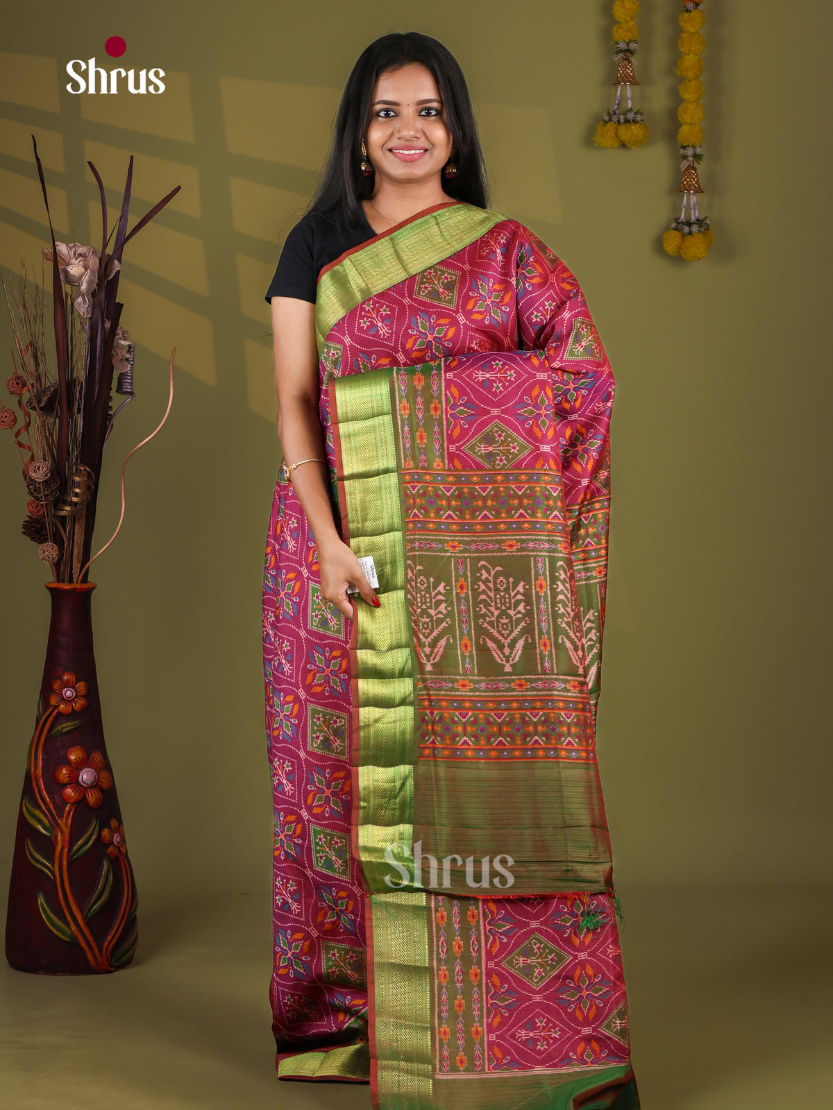 Semi Patola Saree - EJ09133