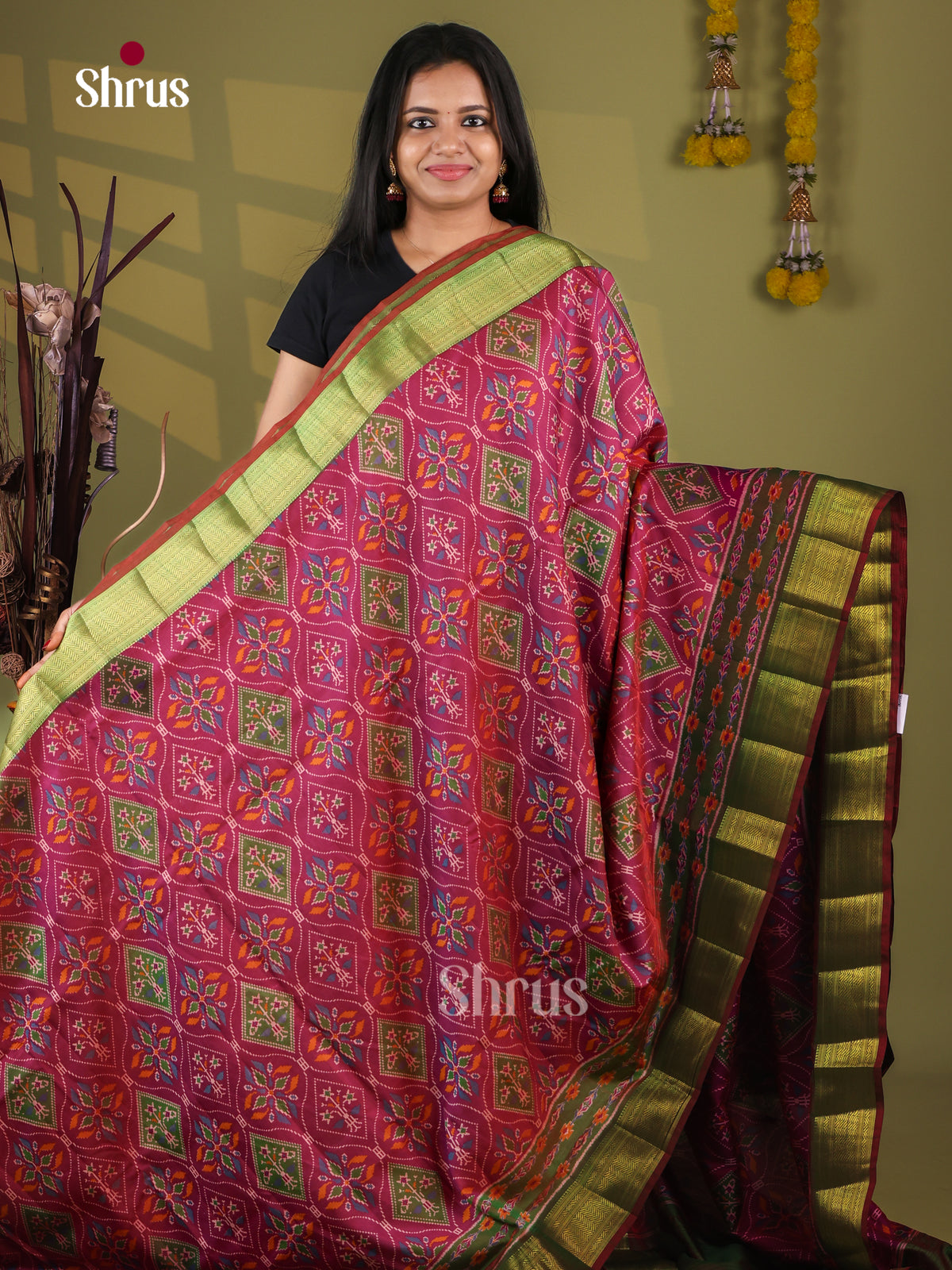 Semi Patola Saree - EJ09133
