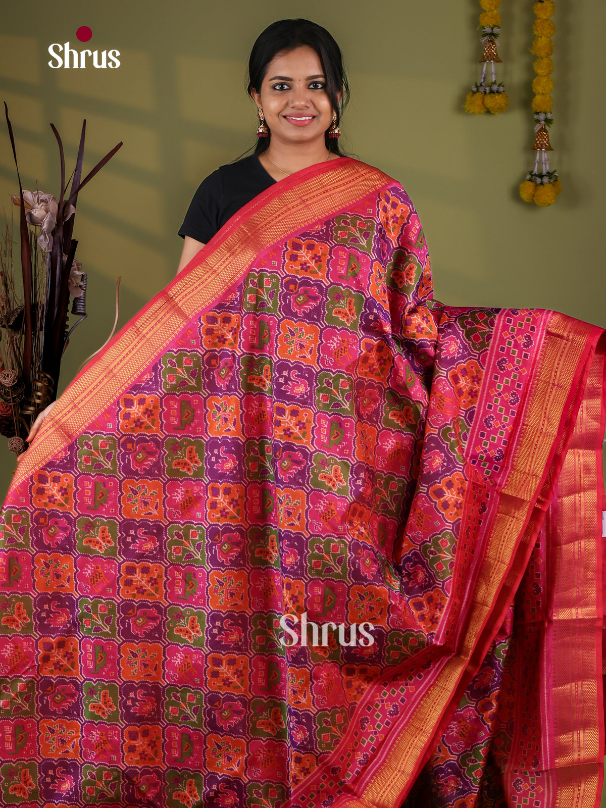 Semi Patola Saree - EJ09134