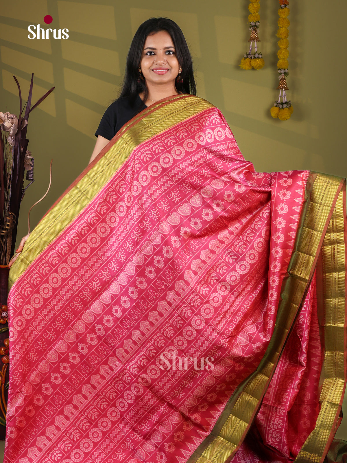 Semi Patola Saree - EJ09135