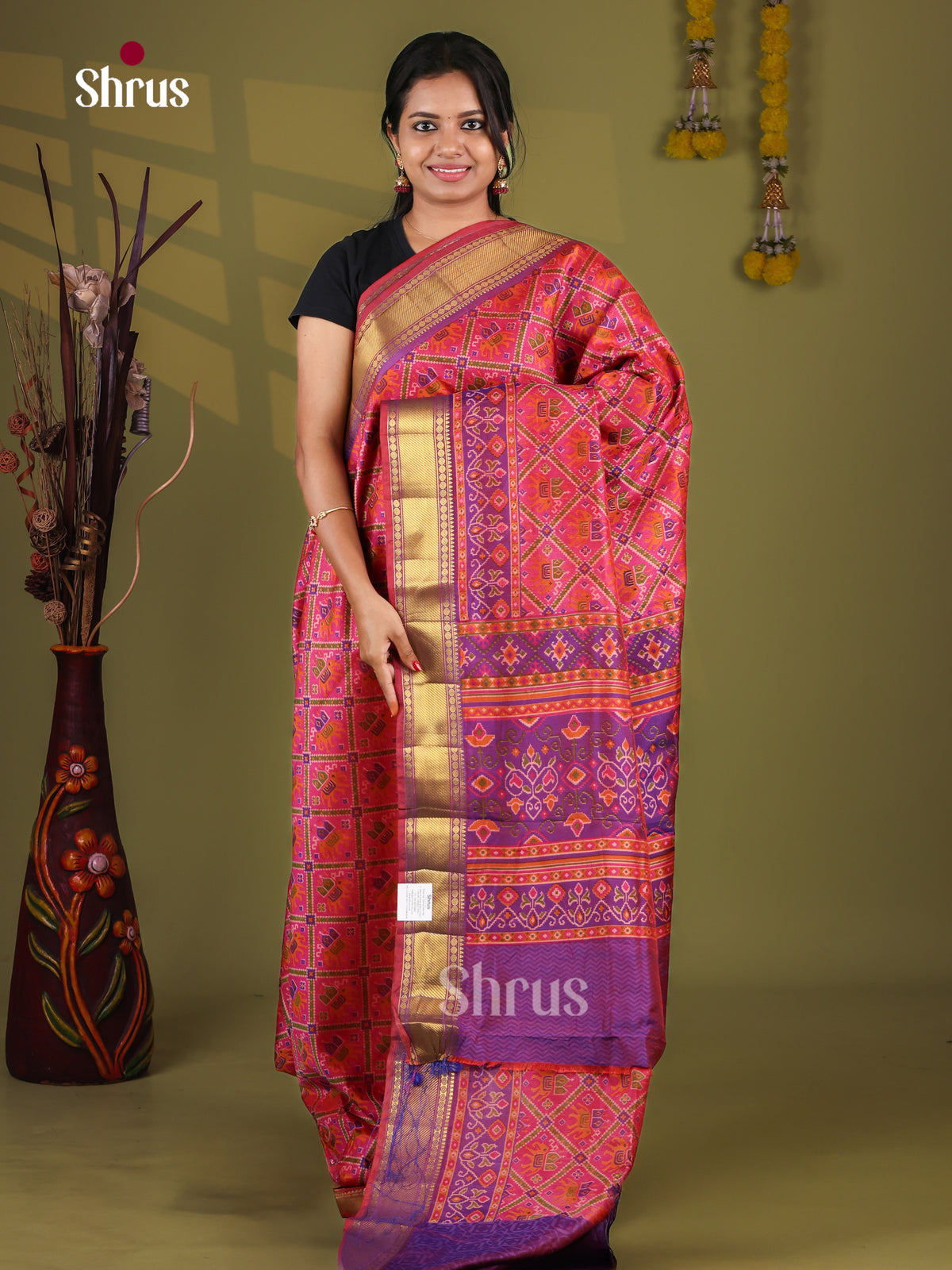 Semi Patola Saree - EJ09141