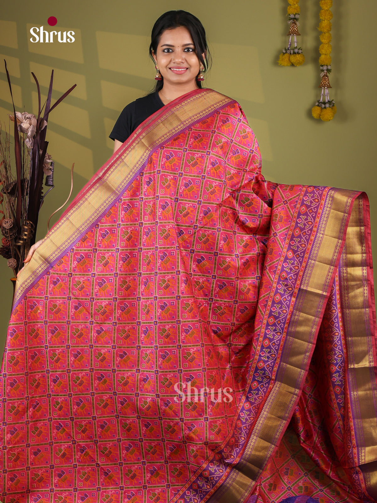 Semi Patola Saree - EJ09141