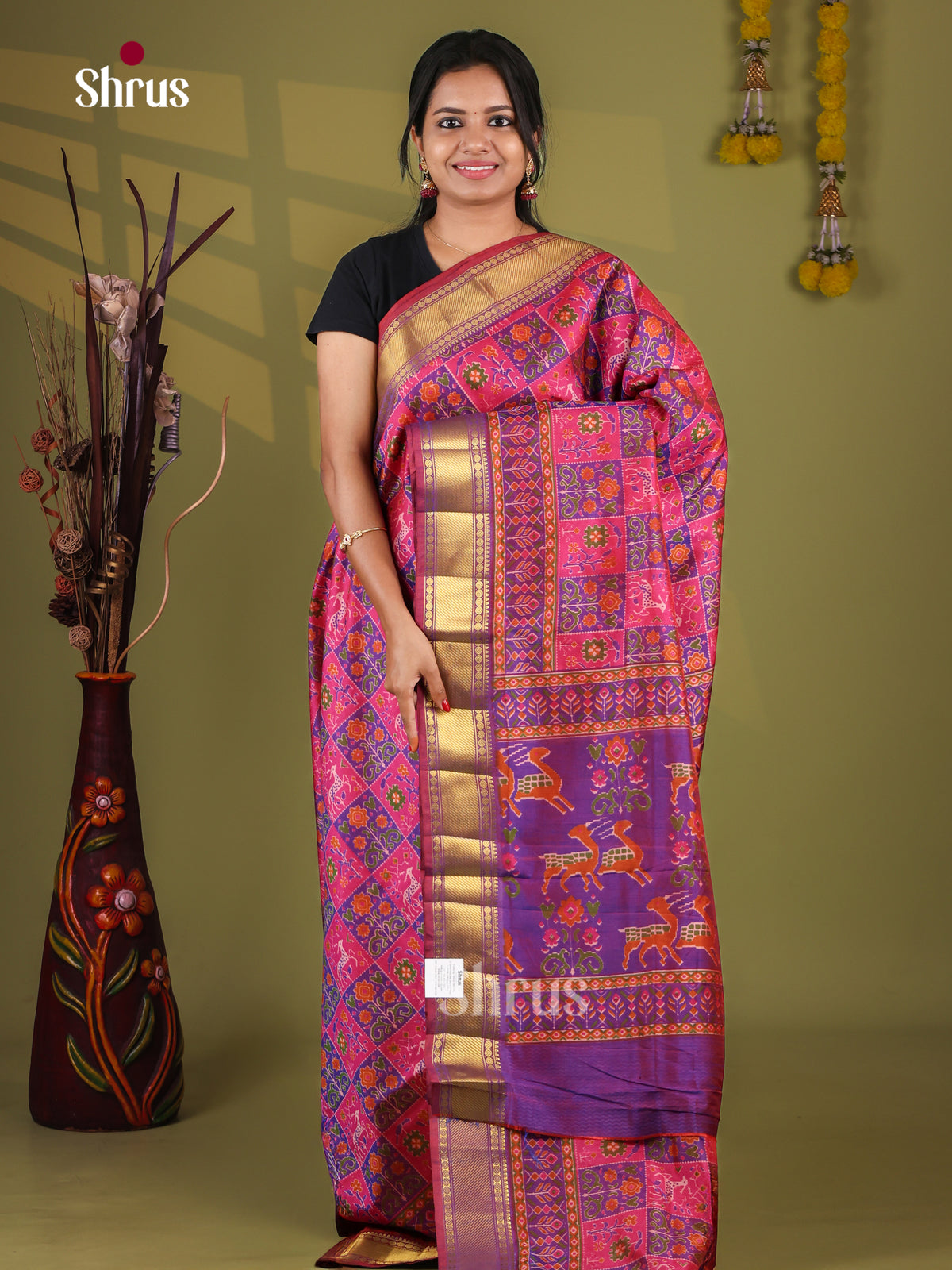 Semi Patola Saree - EJ09142