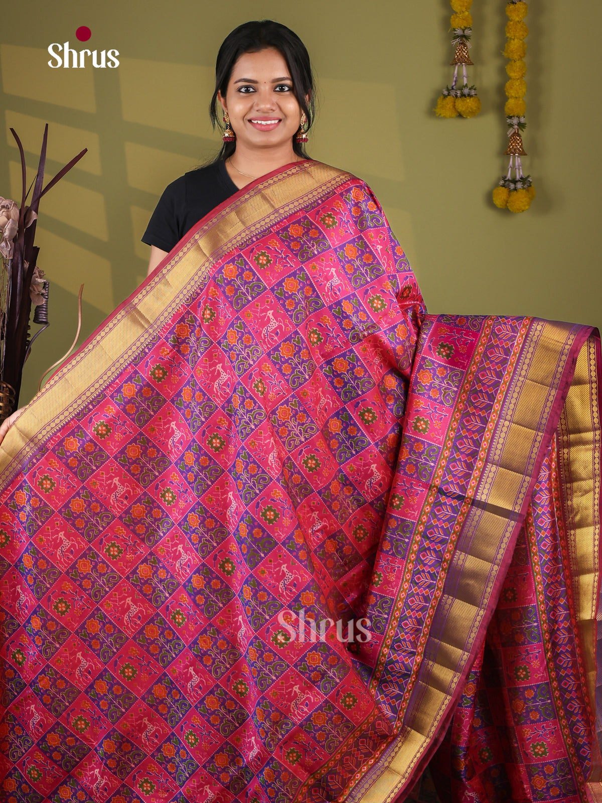Semi Patola Saree - EJ09142
