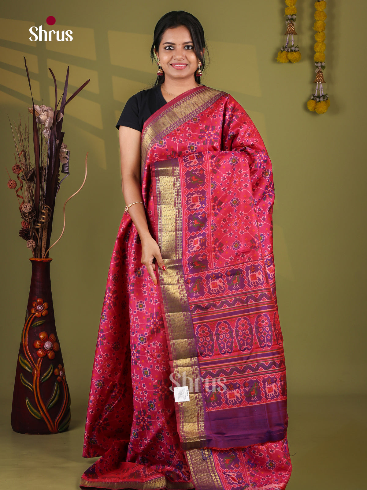Semi Patola Saree - EJ09145