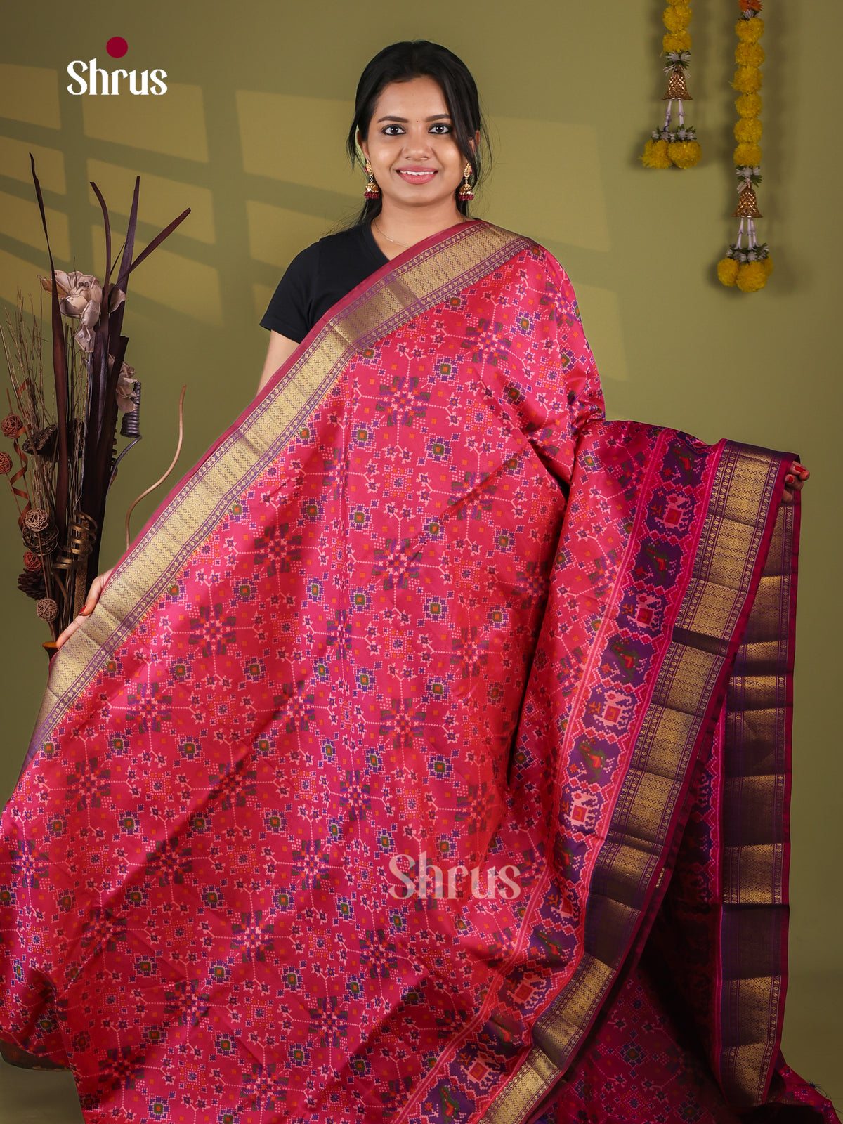 Semi Patola Saree - EJ09145