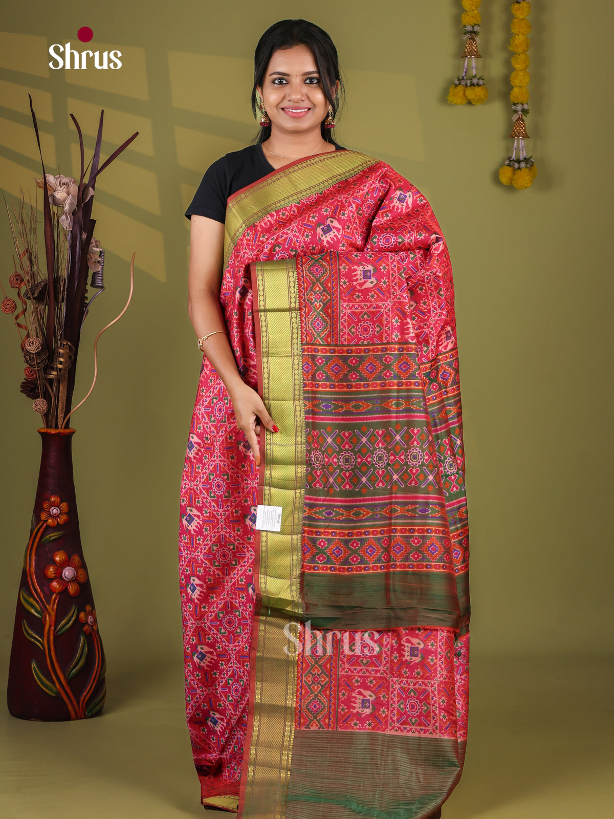 Semi Patola Saree - EJ09147