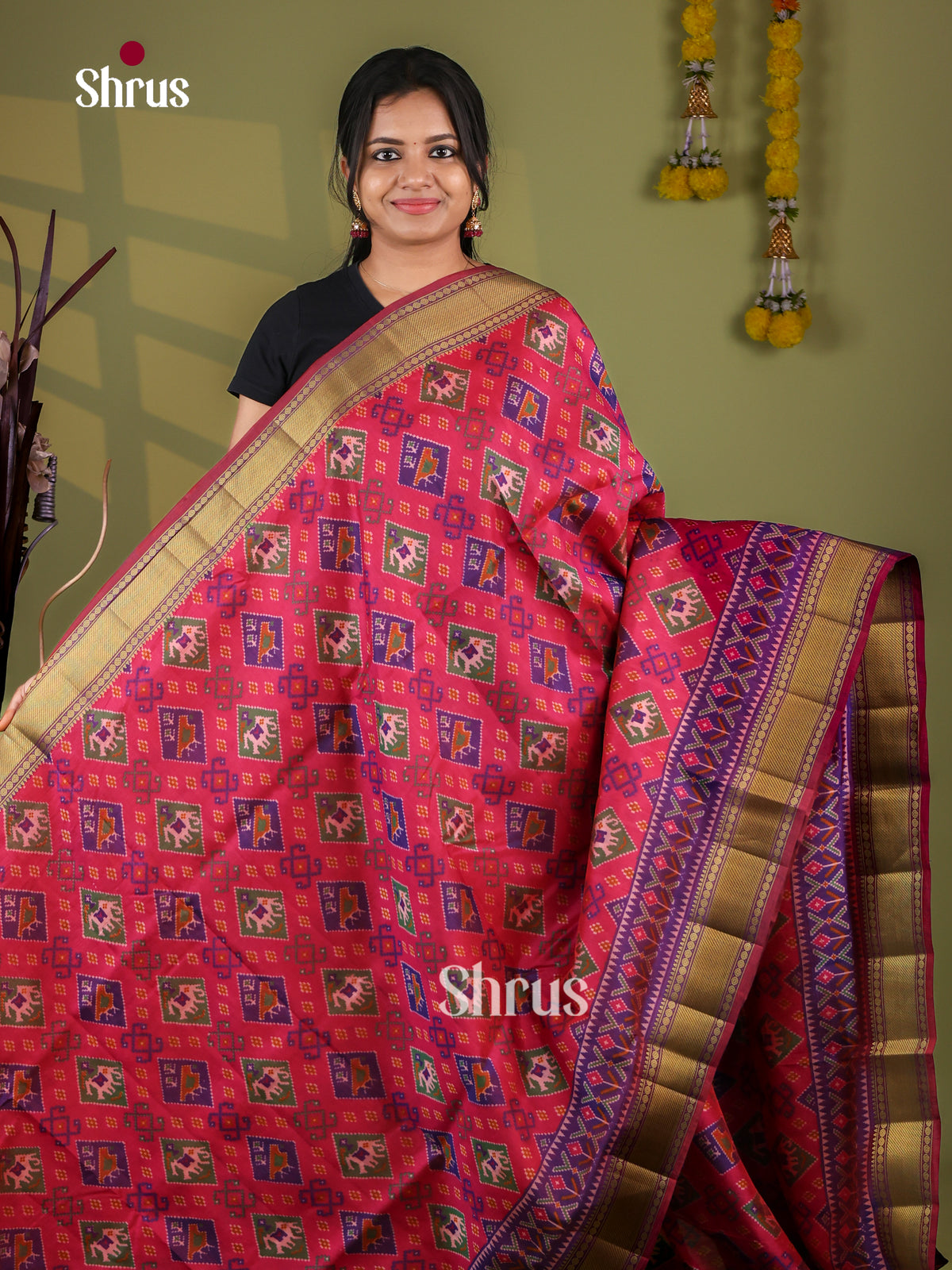 Semi Patola Saree - EJ09148