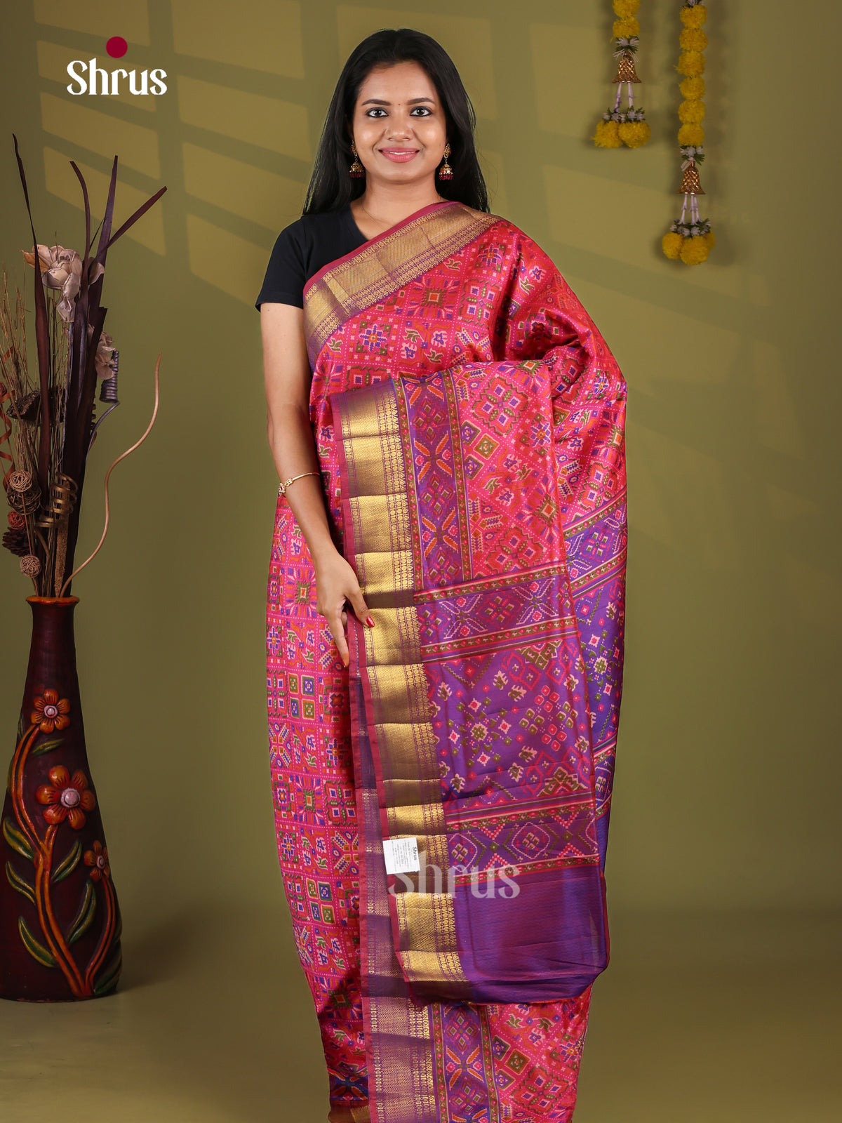 Semi Patola Saree - EJ09149