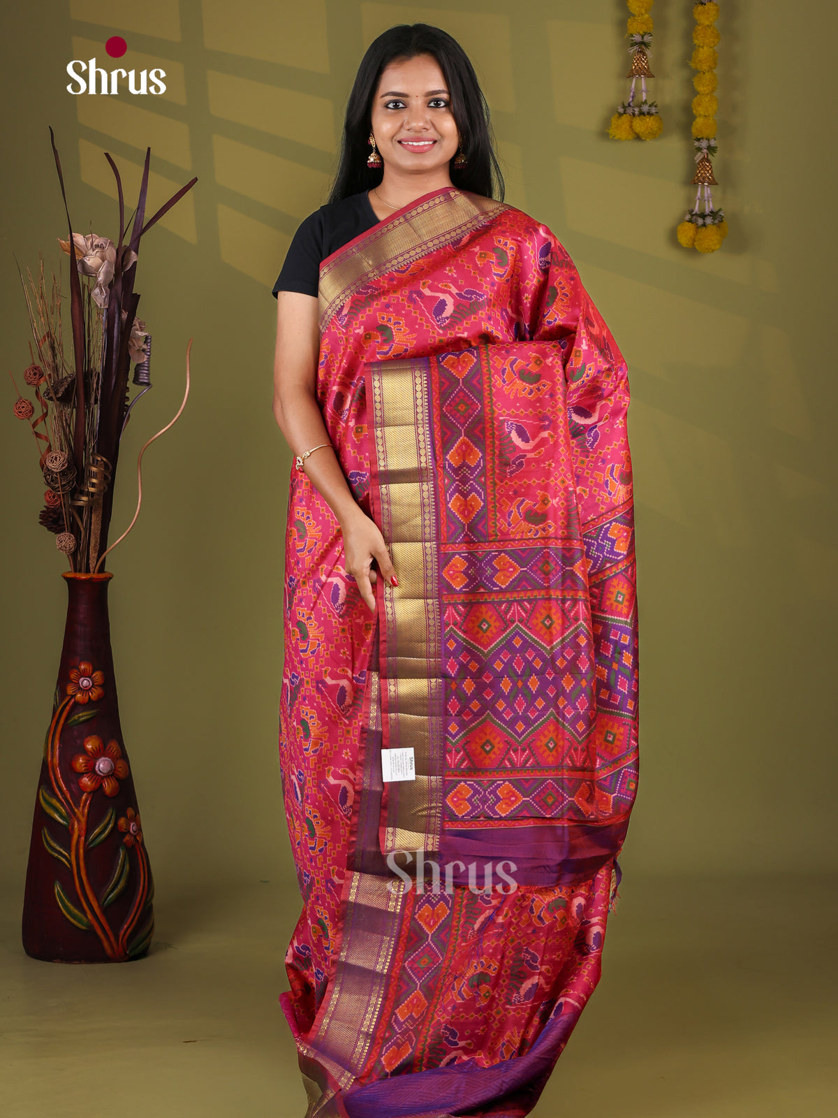Semi Patola Saree - EJ09153