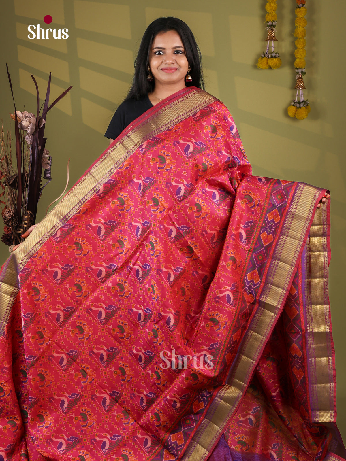 Semi Patola Saree - EJ09153