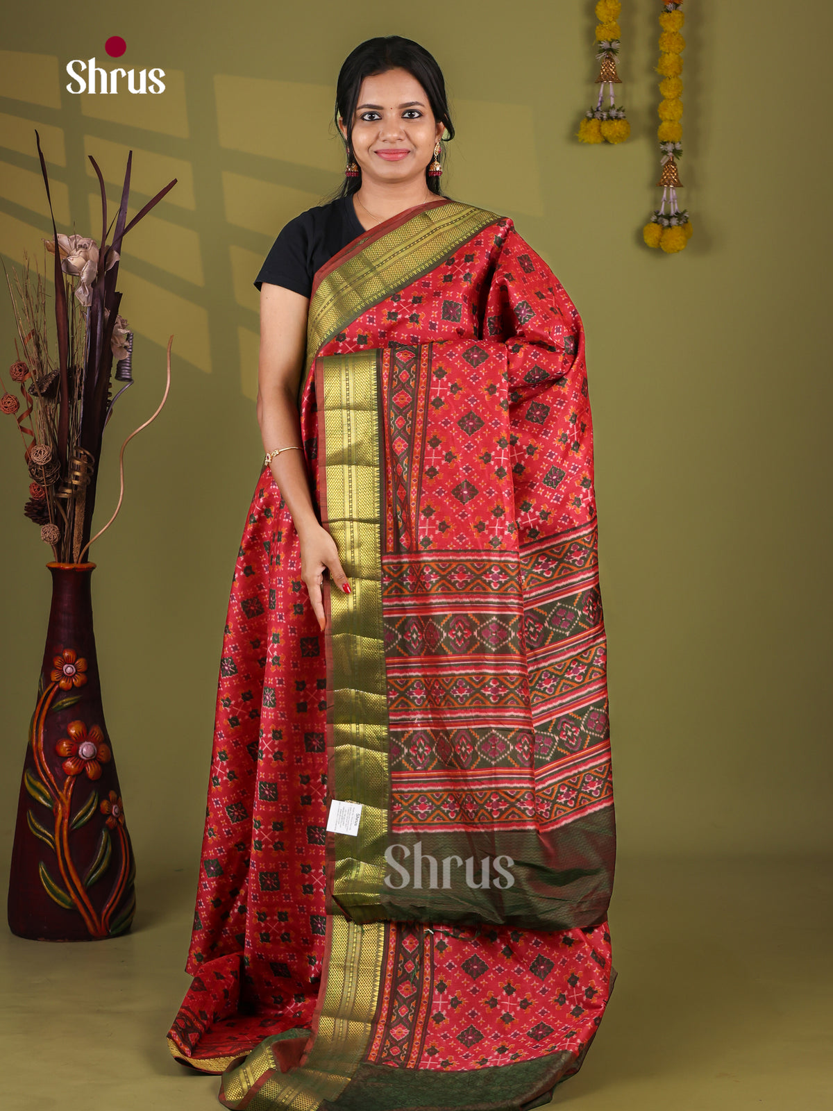 Semi Patola Saree - EJ09155