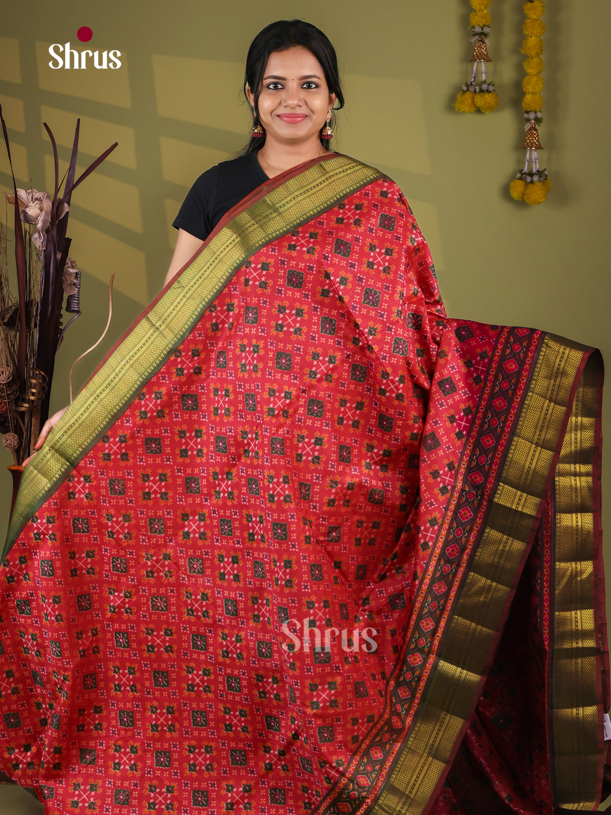Semi Patola Saree - EJ09155