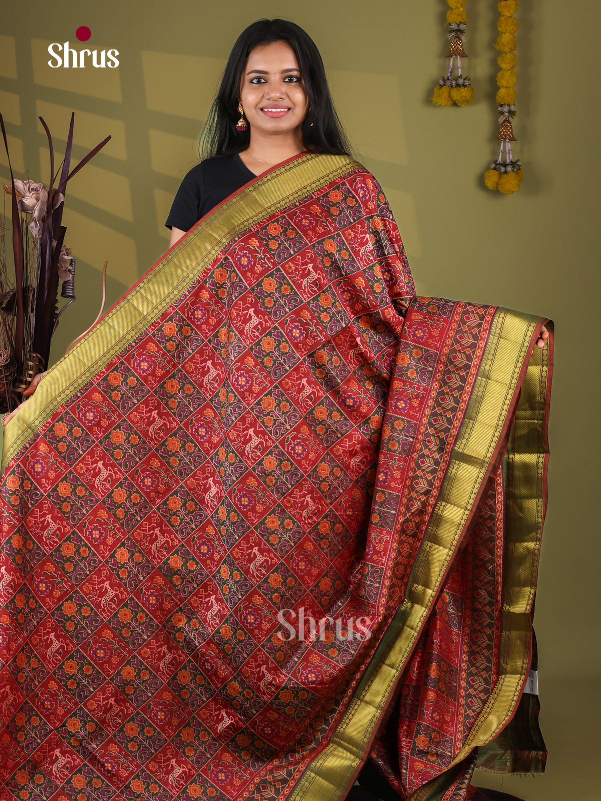 Semi Patola Saree - EJ09157