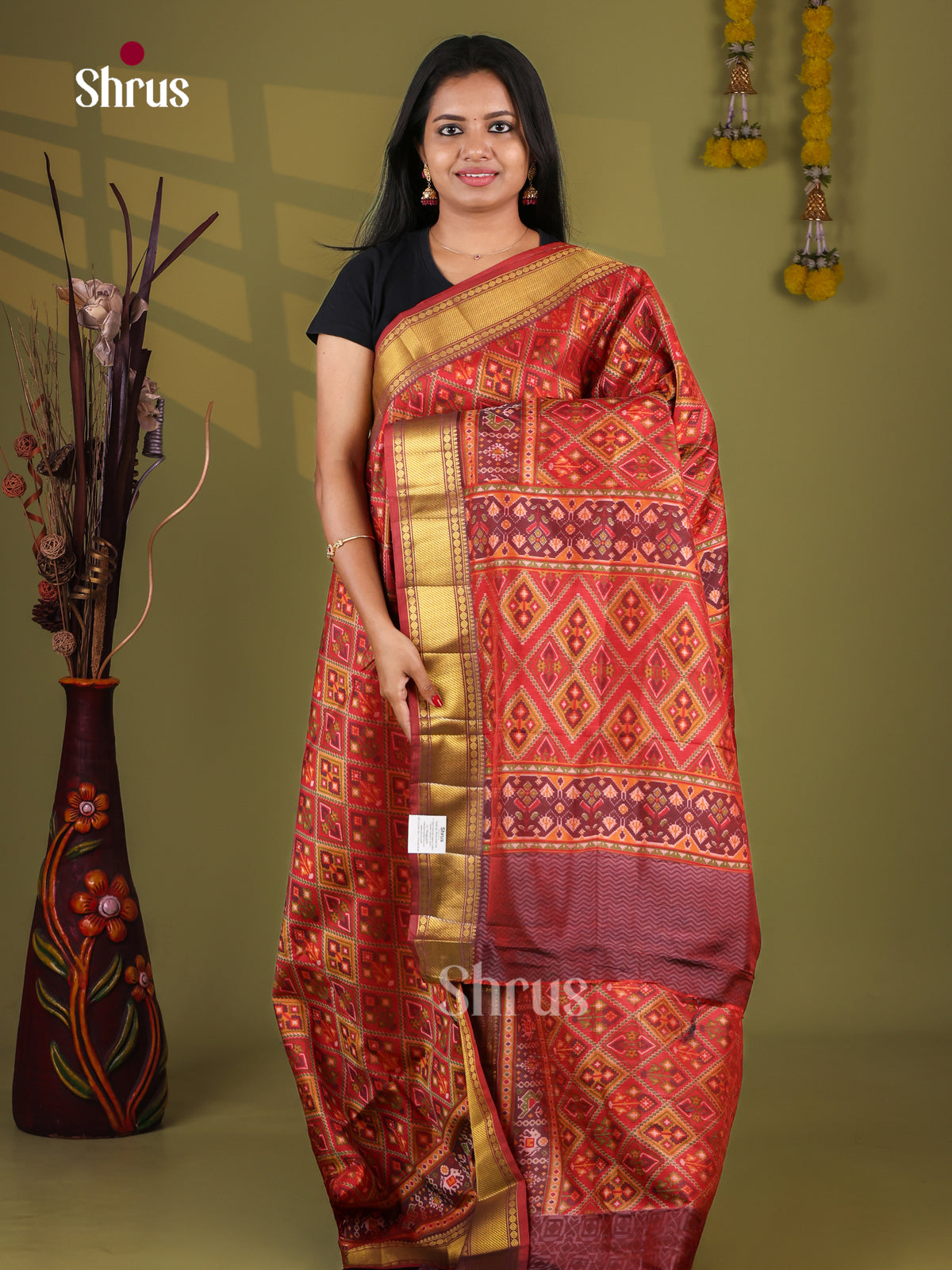 Semi Patola Saree - EJ09158