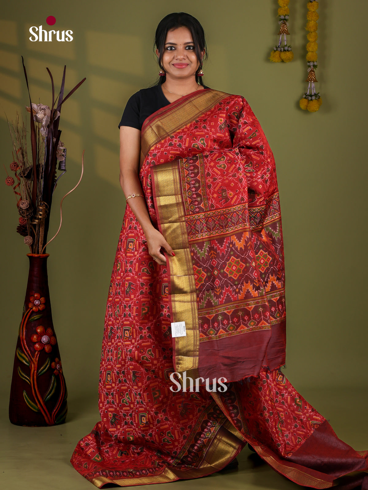 Semi Patola Saree - EJ09159
