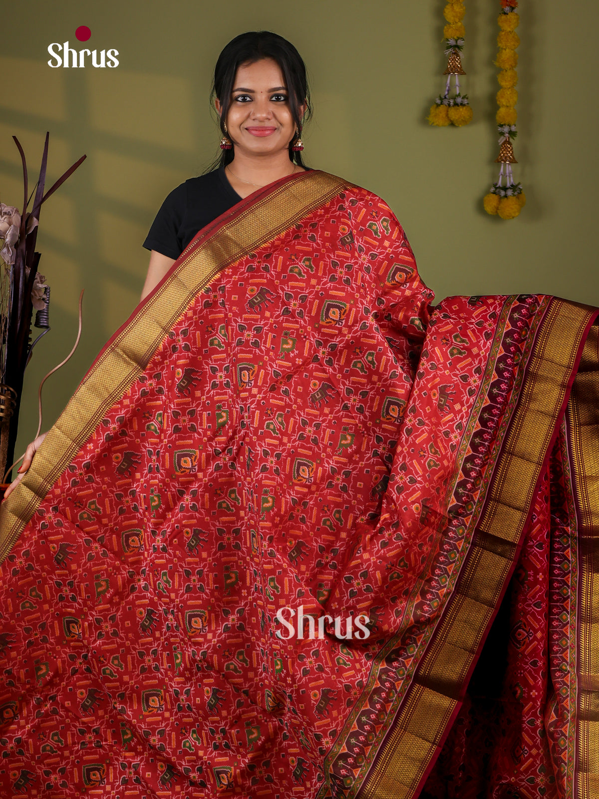 Semi Patola Saree - EJ09159