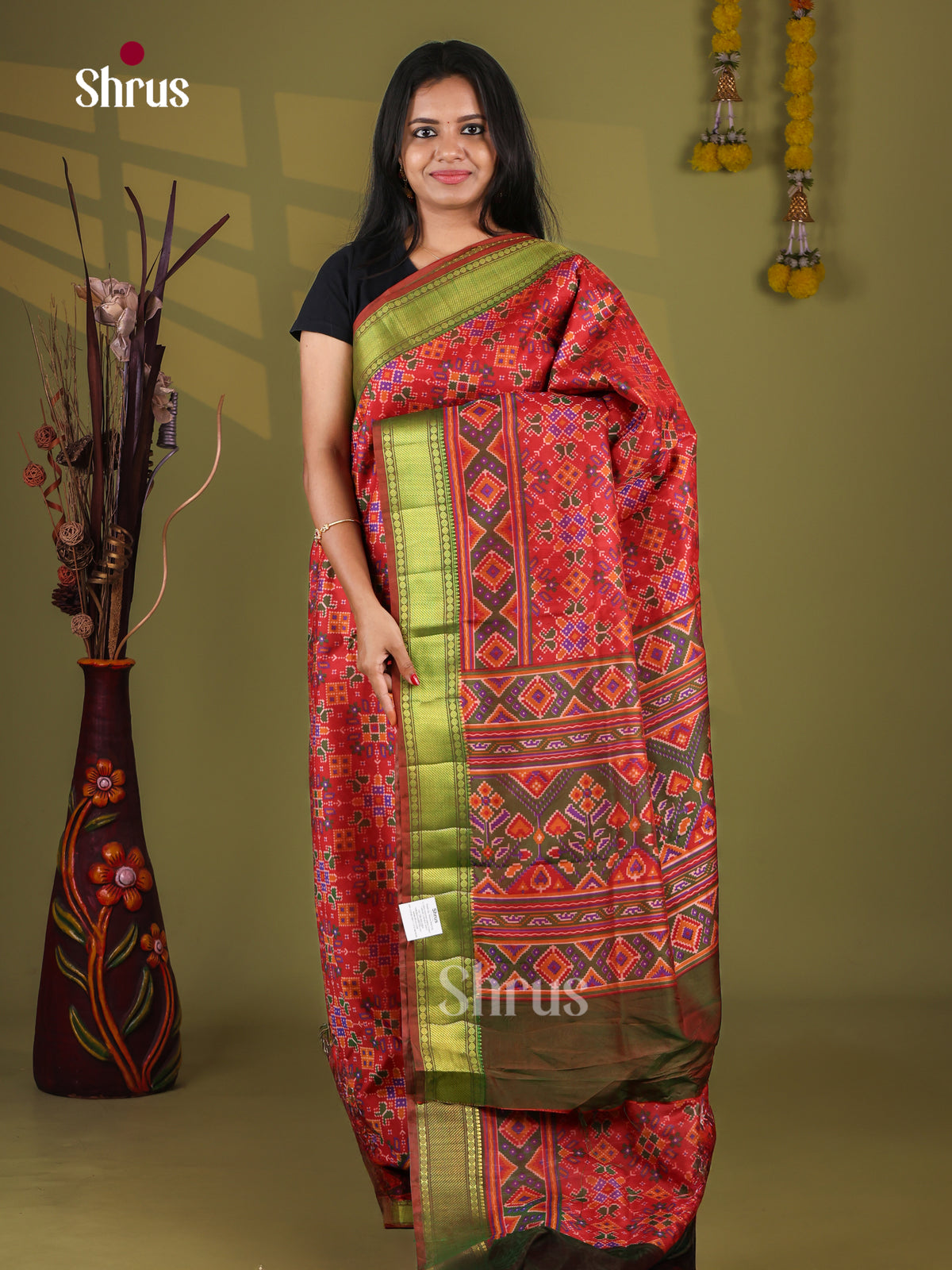 Semi Patola Saree - EJ09162