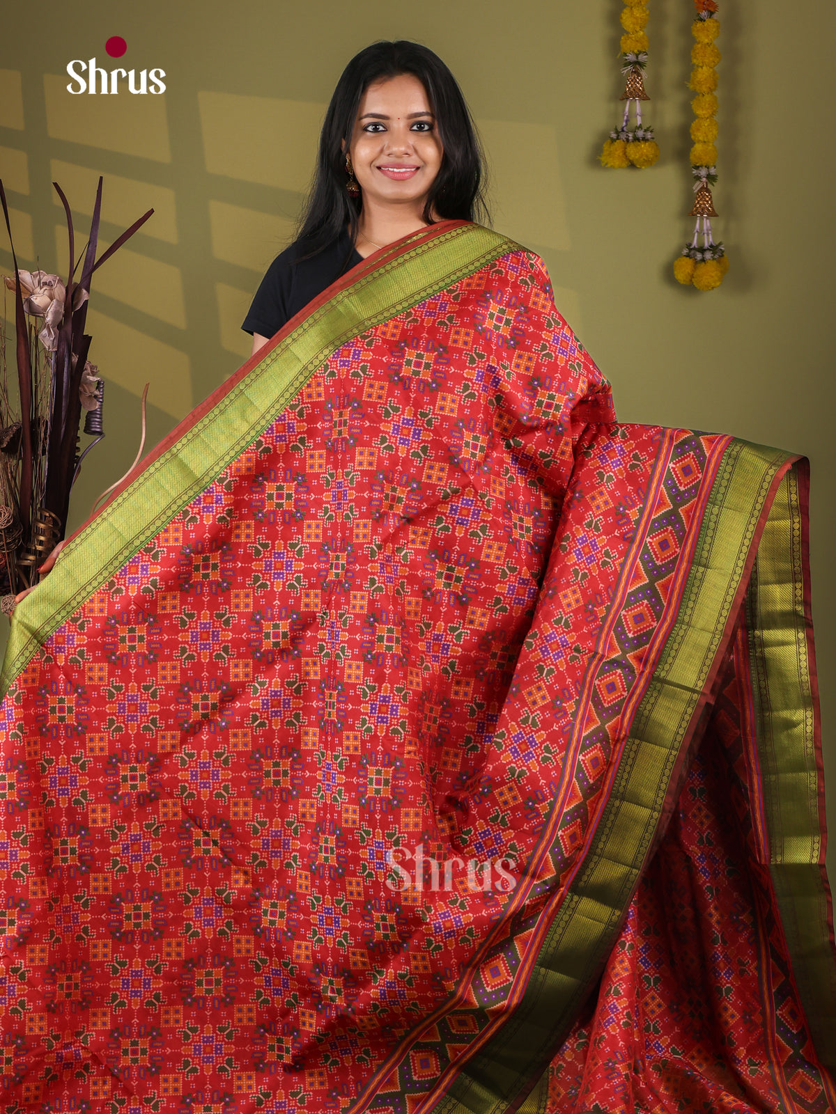 Semi Patola Saree - EJ09162