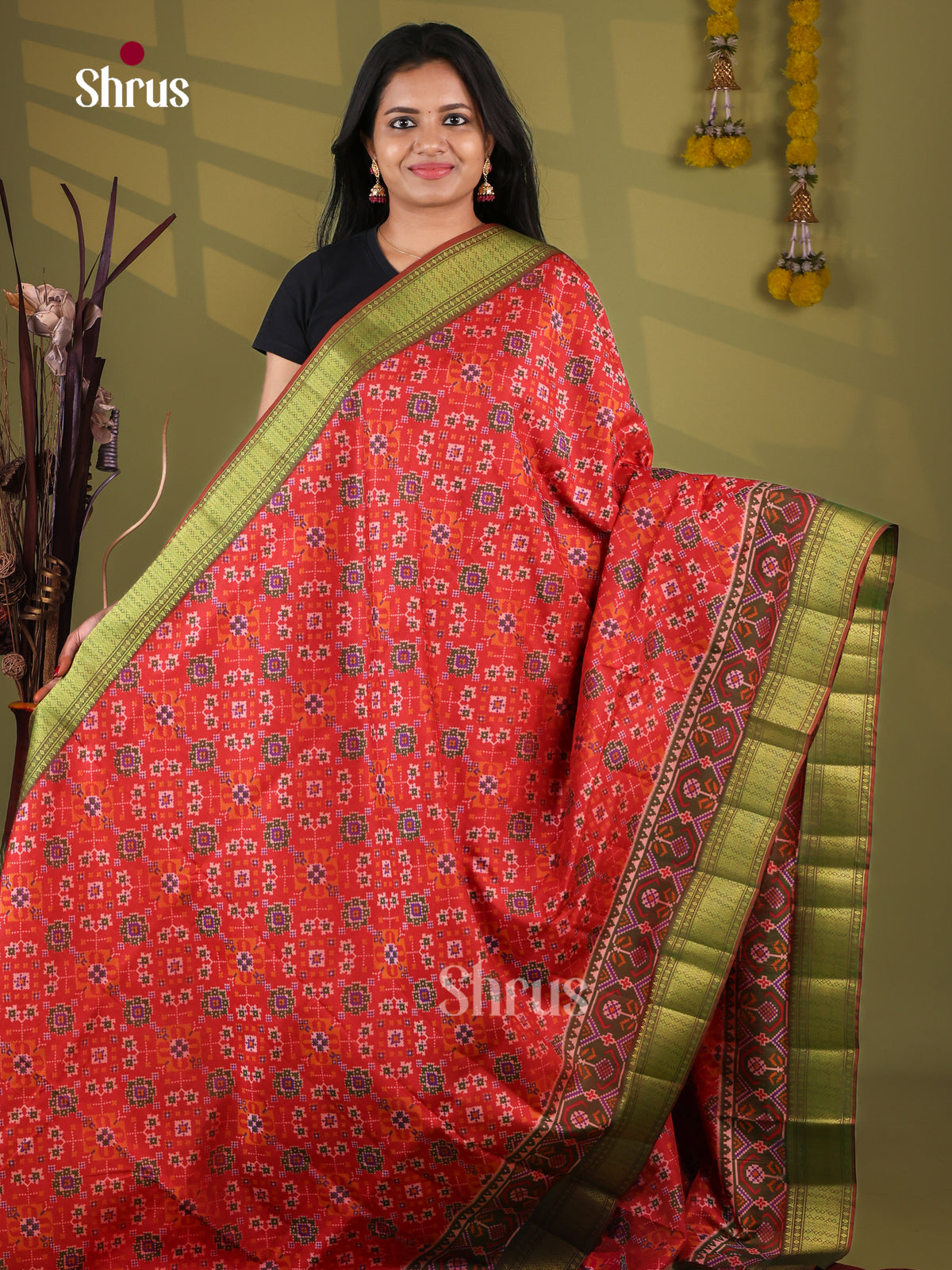 Semi Patola Saree - EJ09164