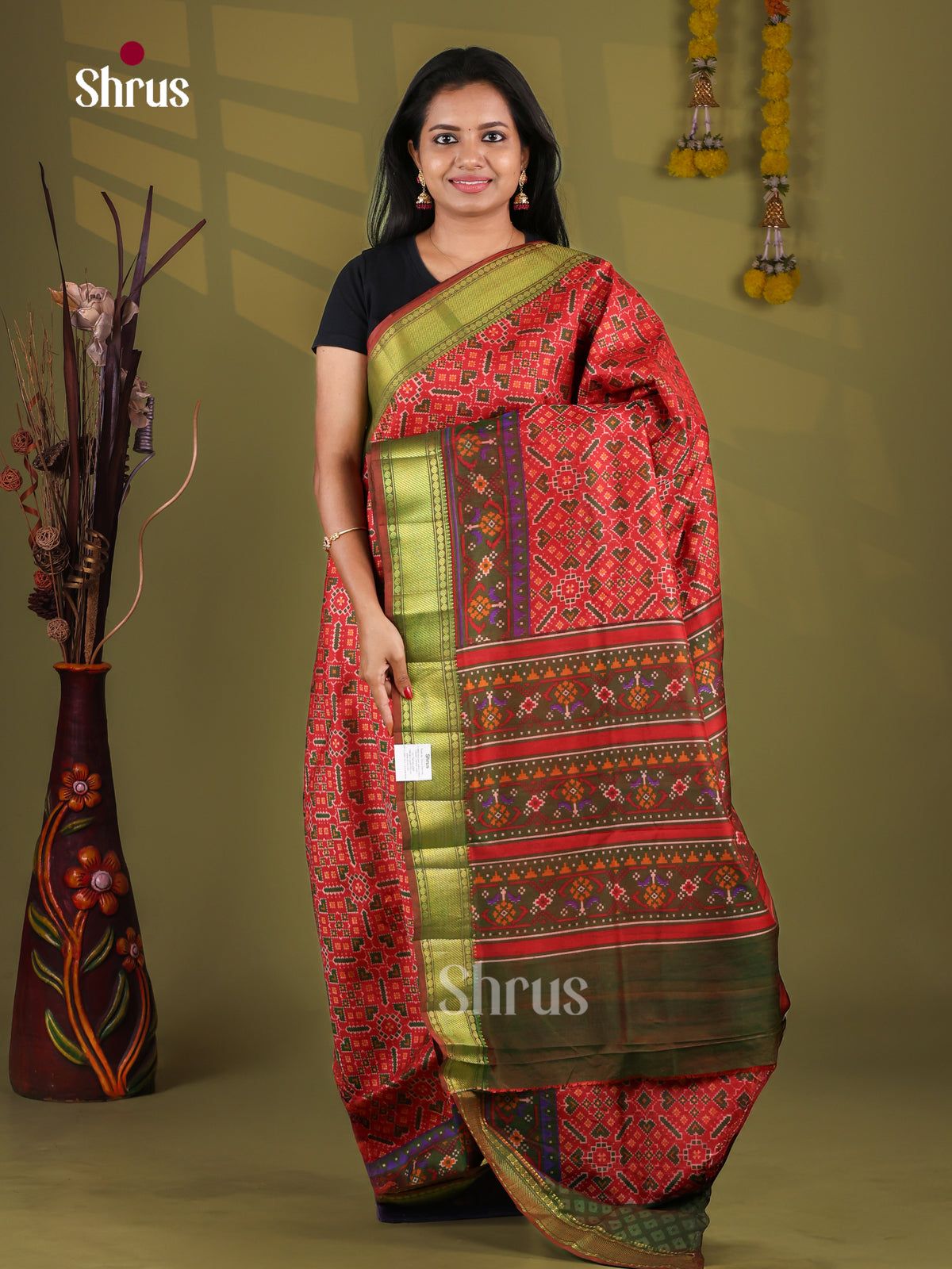 Semi Patola Saree - EJ09165