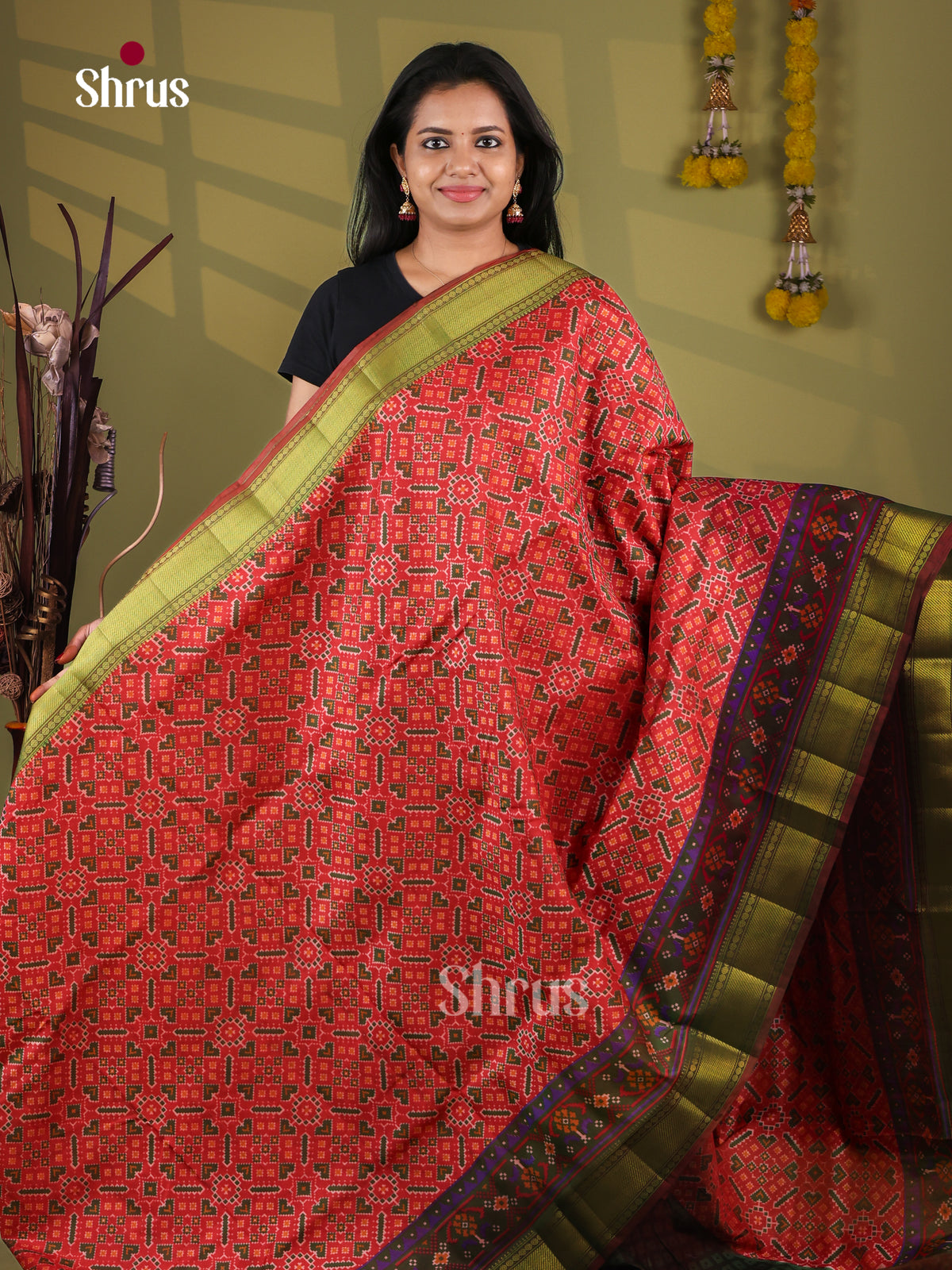 Semi Patola Saree - EJ09165