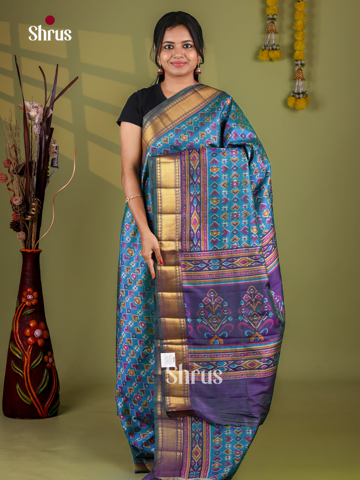 Semi Patola Saree - EJ09168