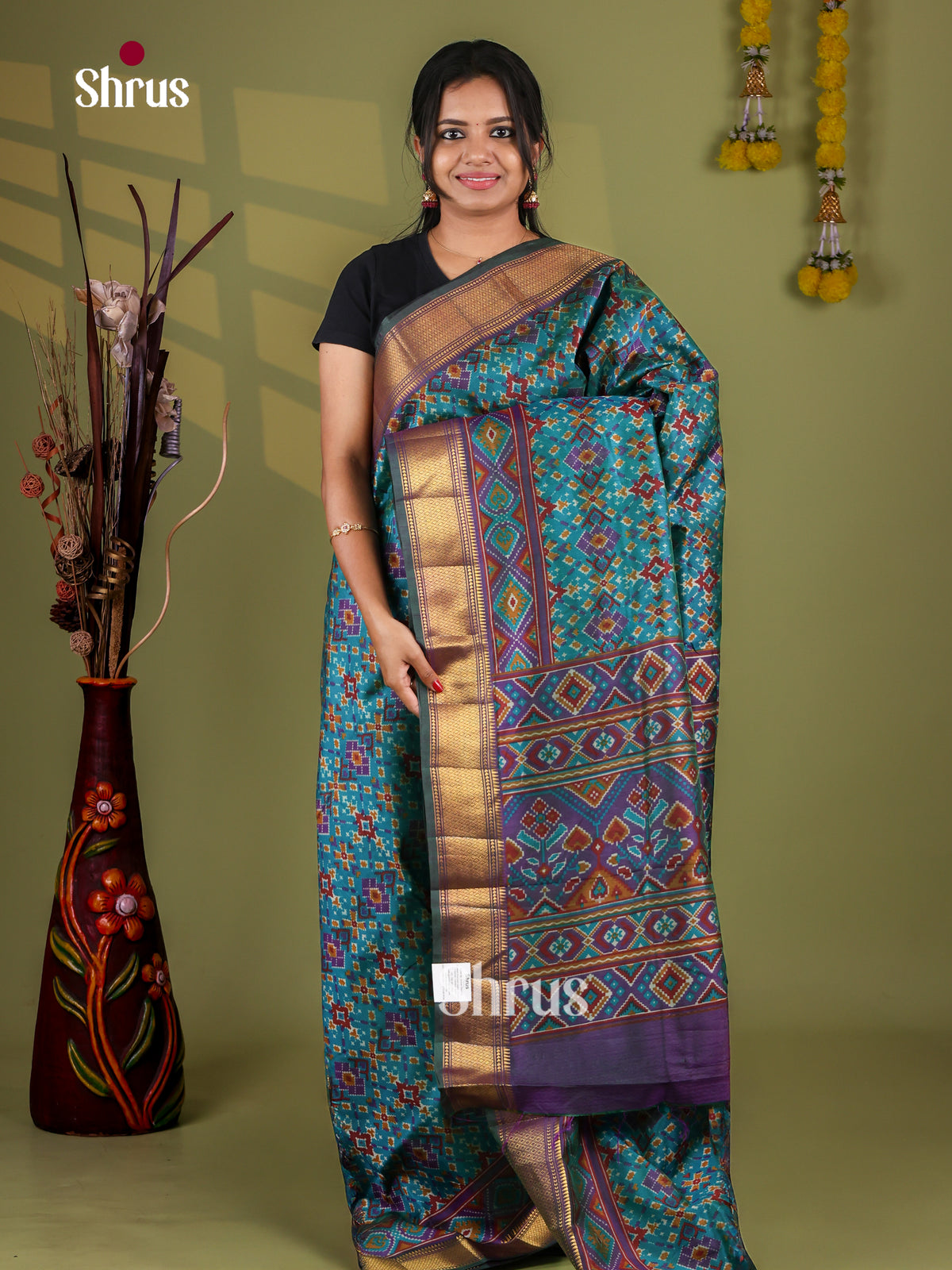 Semi Patola Saree - EJ09169
