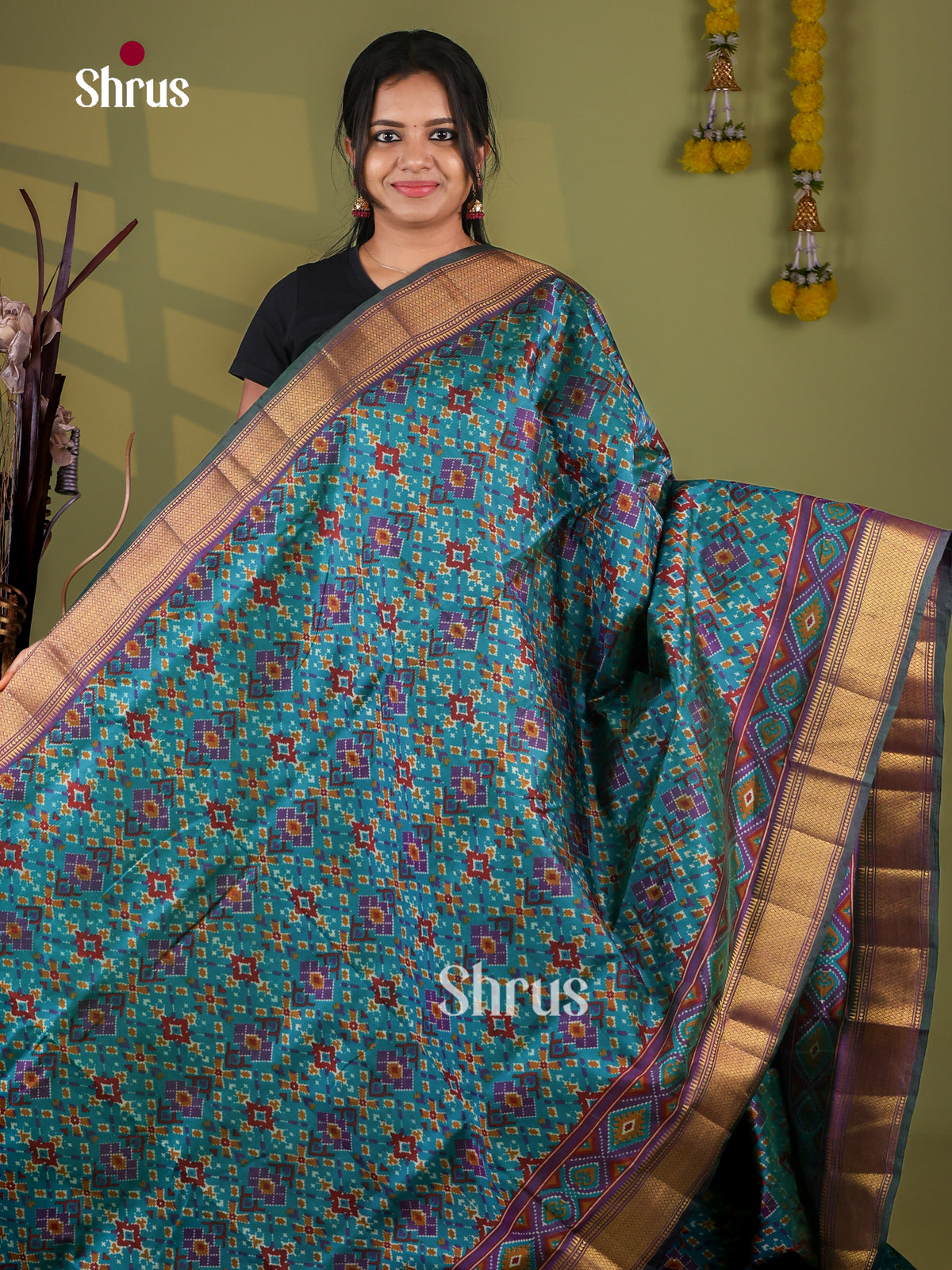 Semi Patola Saree - EJ09169