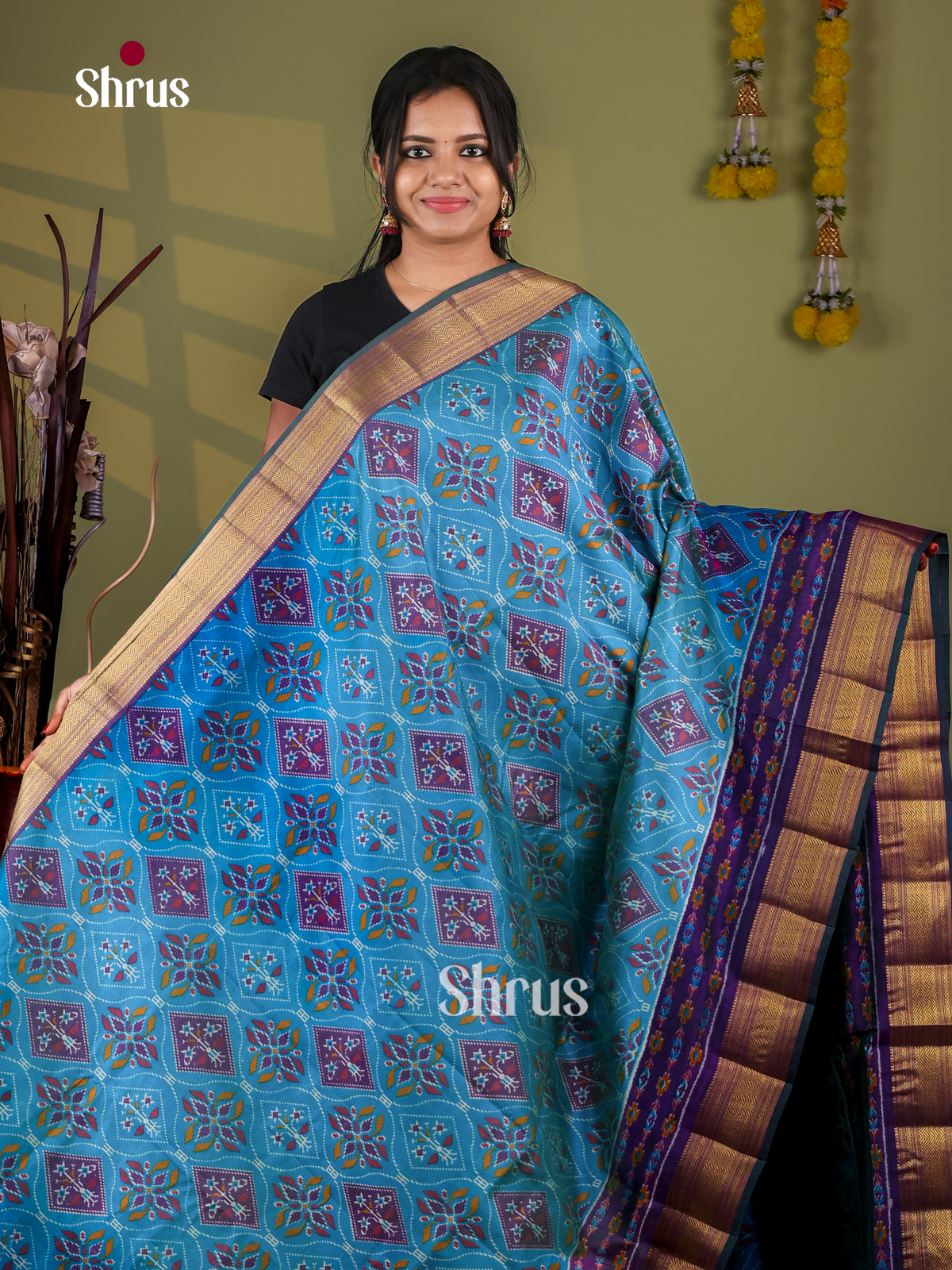 Semi Patola Saree - EJ09172