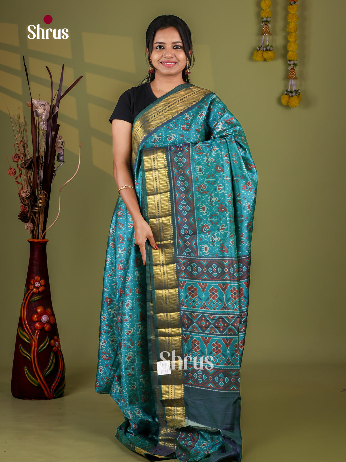 Semi Patola Saree - EJ09173