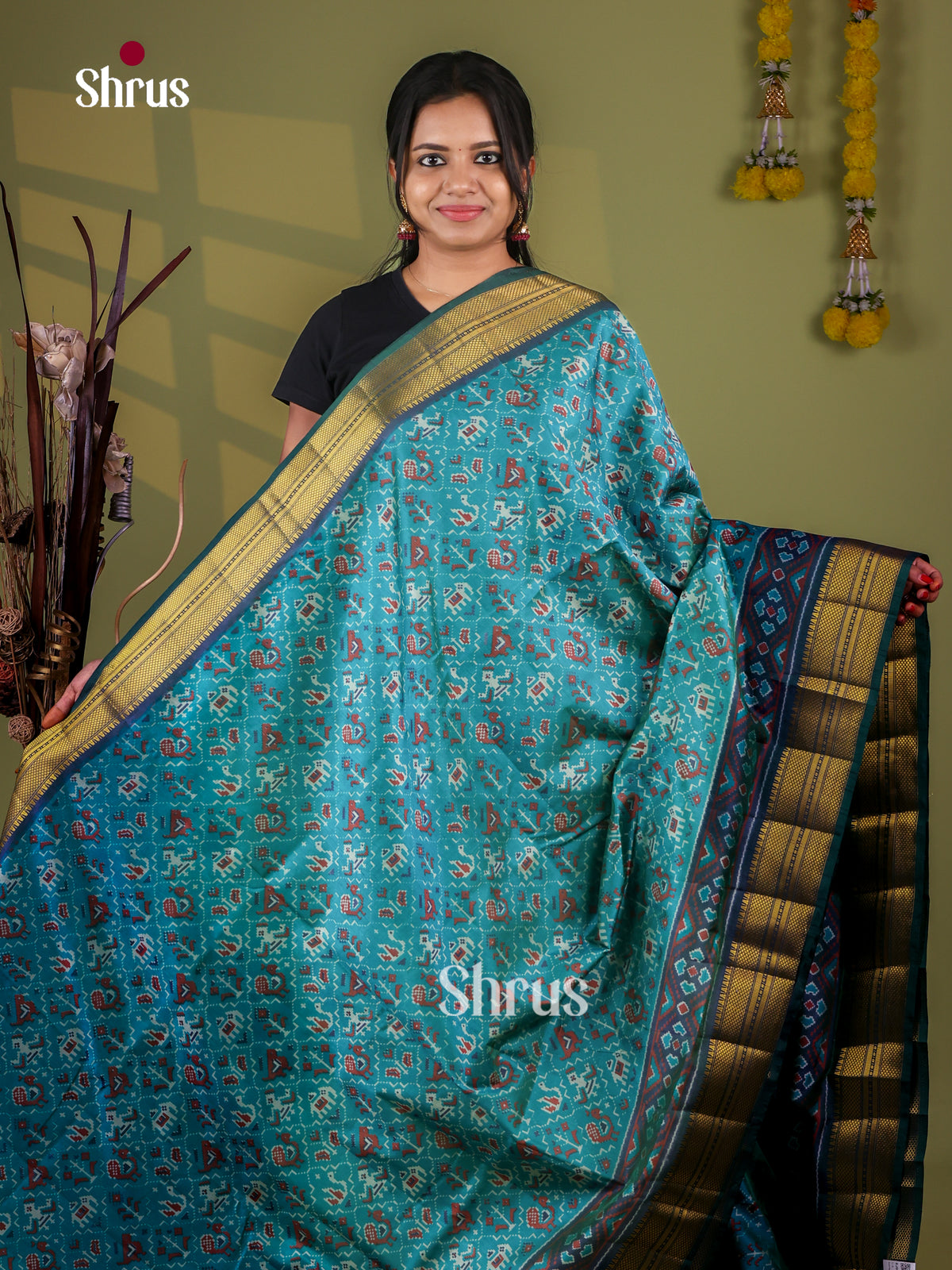 Semi Patola Saree - EJ09173