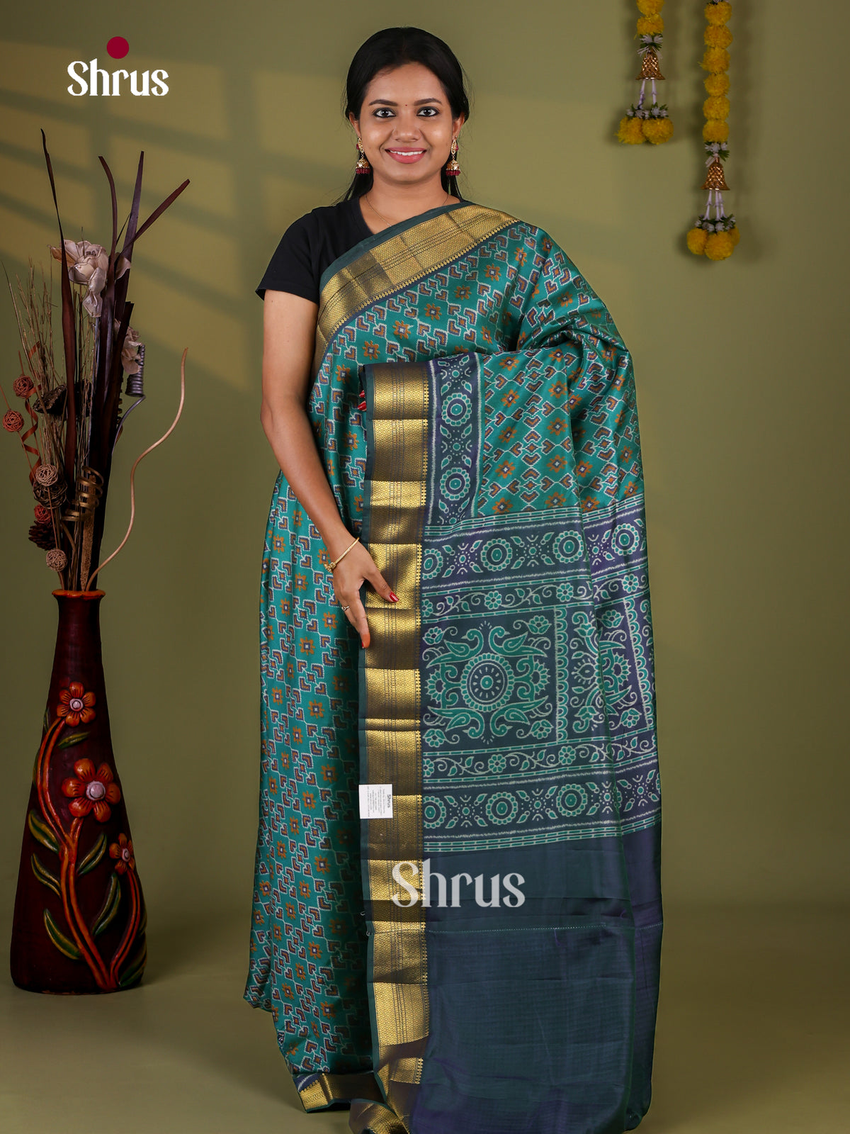 Semi Patola Saree - EJ09174