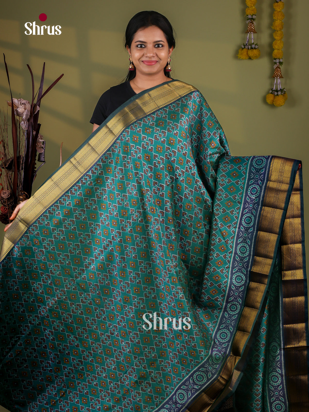 Semi Patola Saree - EJ09174