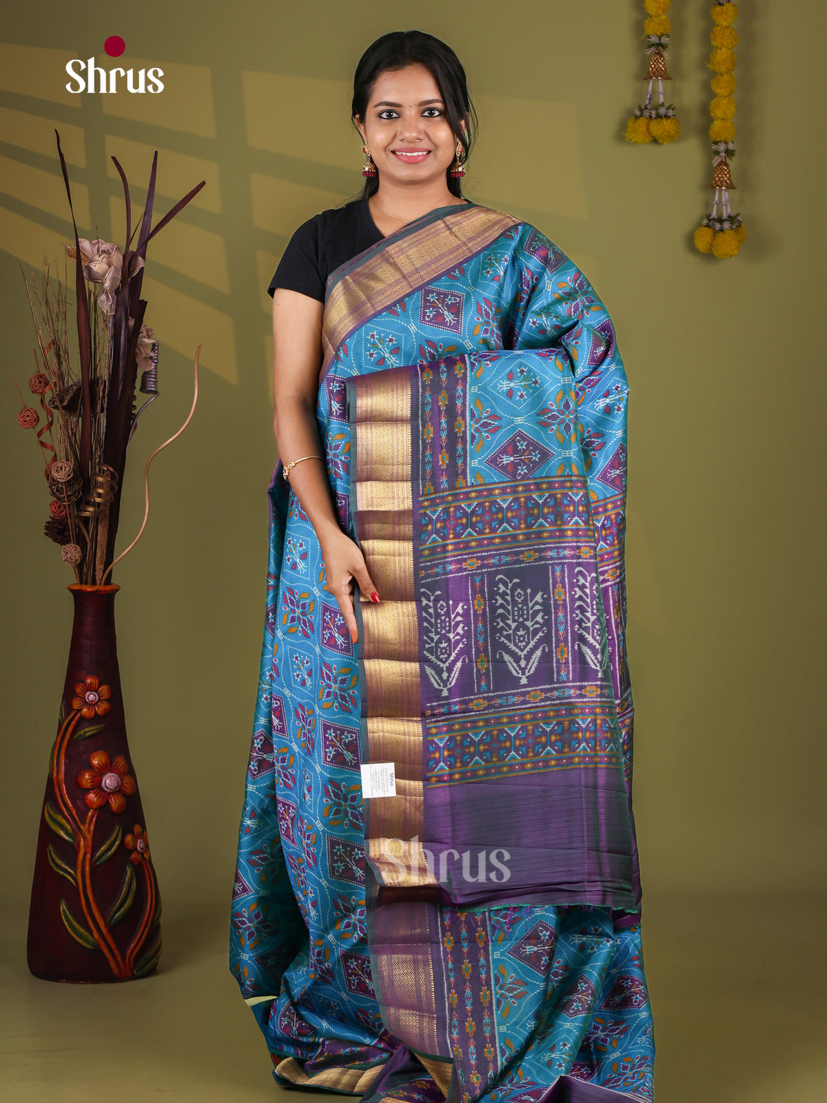 Semi Patola Saree - EJ09175