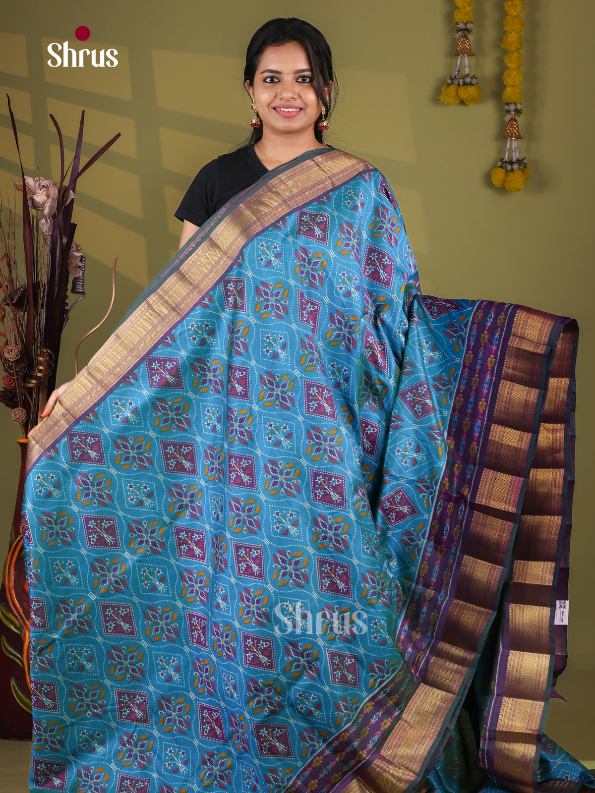 Semi Patola Saree - EJ09175