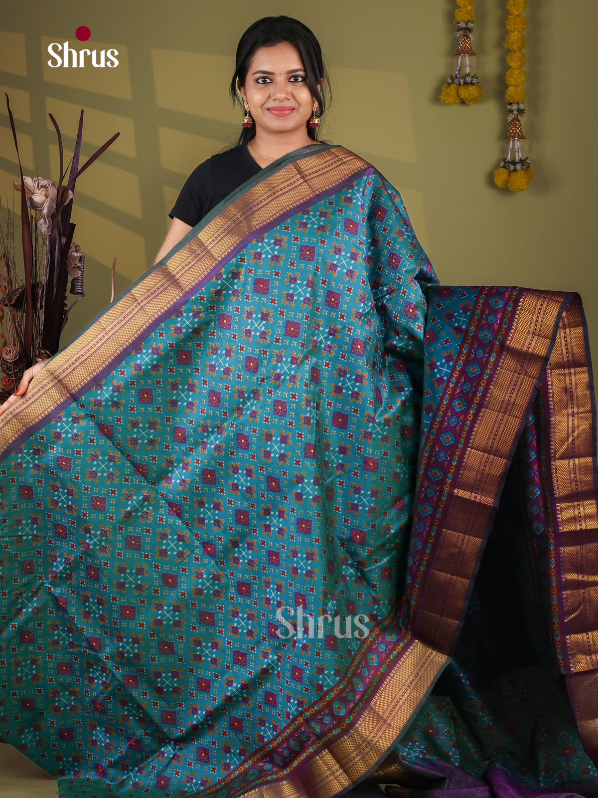 Semi Patola Saree - EJ09176