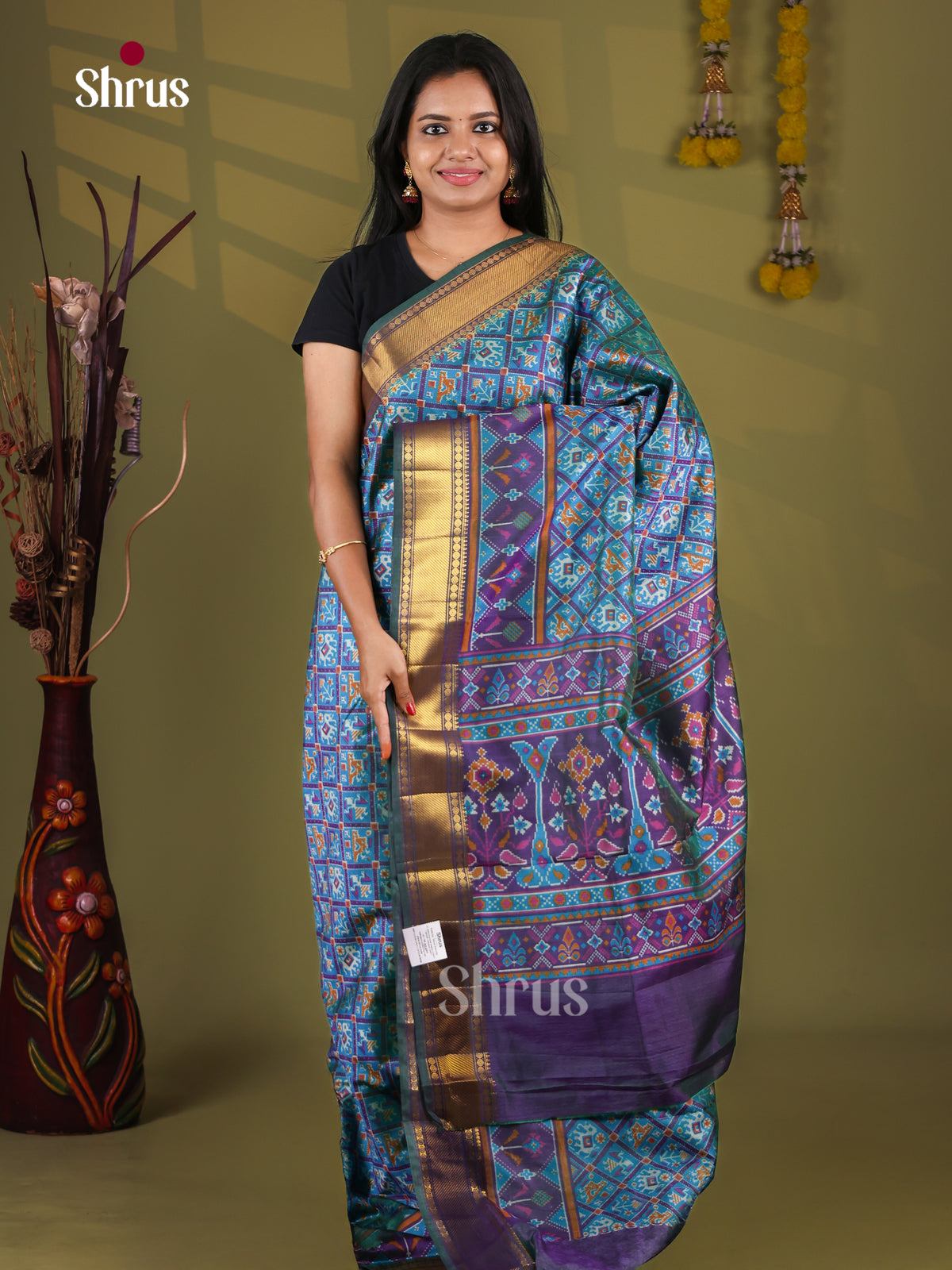 Semi Patola Saree - EJ09181