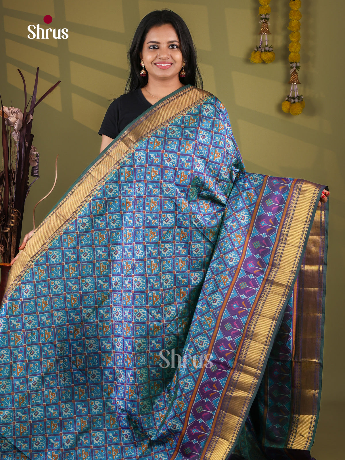 Semi Patola Saree - EJ09181