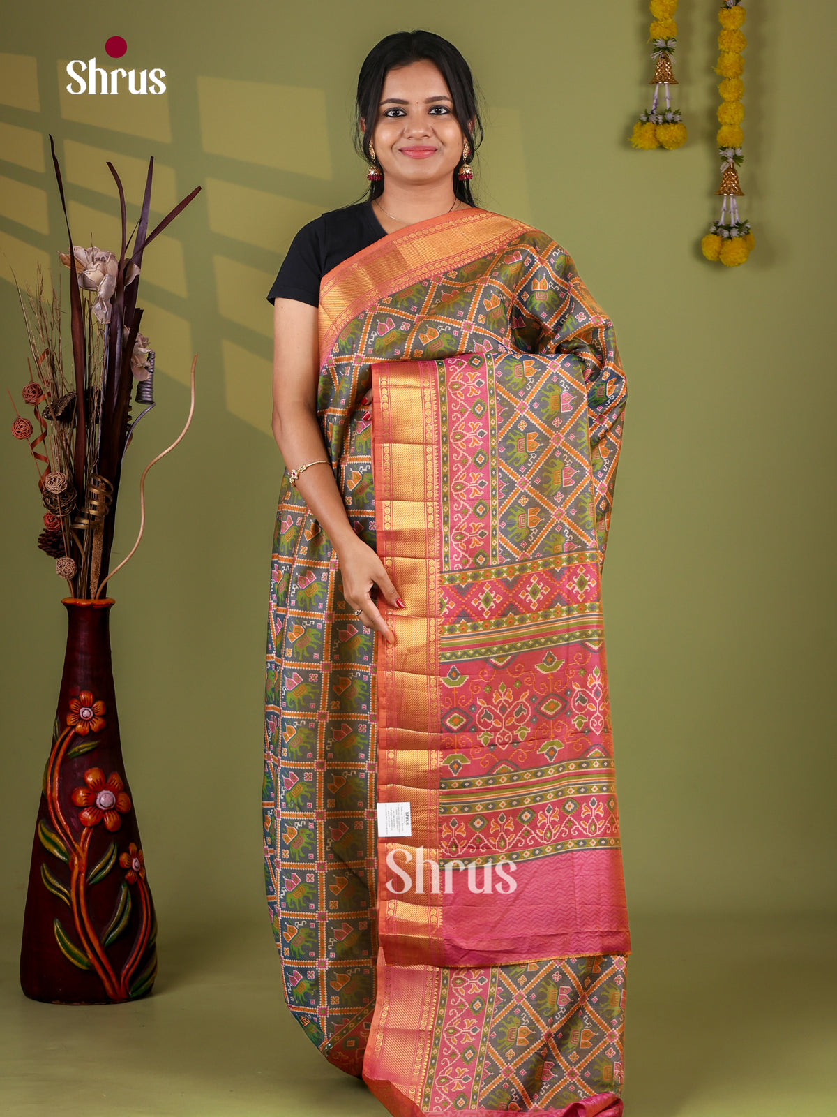 Semi Patola Saree - EJ09202